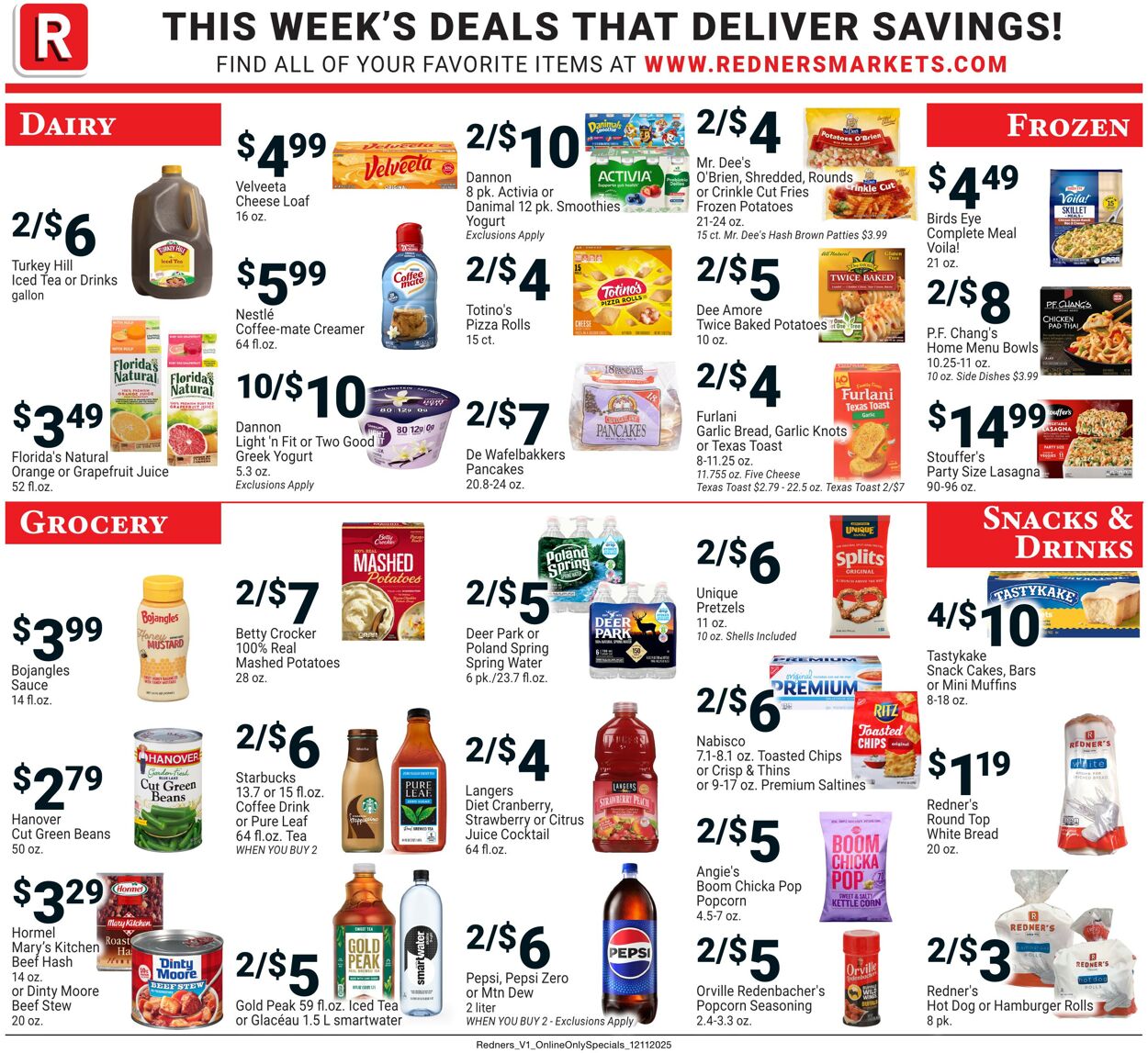 Weekly ad Redner's Markets 12/11/2025 - 12/17/2025