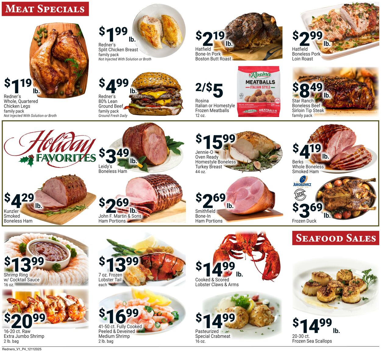 Weekly ad Redner's Markets 12/11/2025 - 12/17/2025