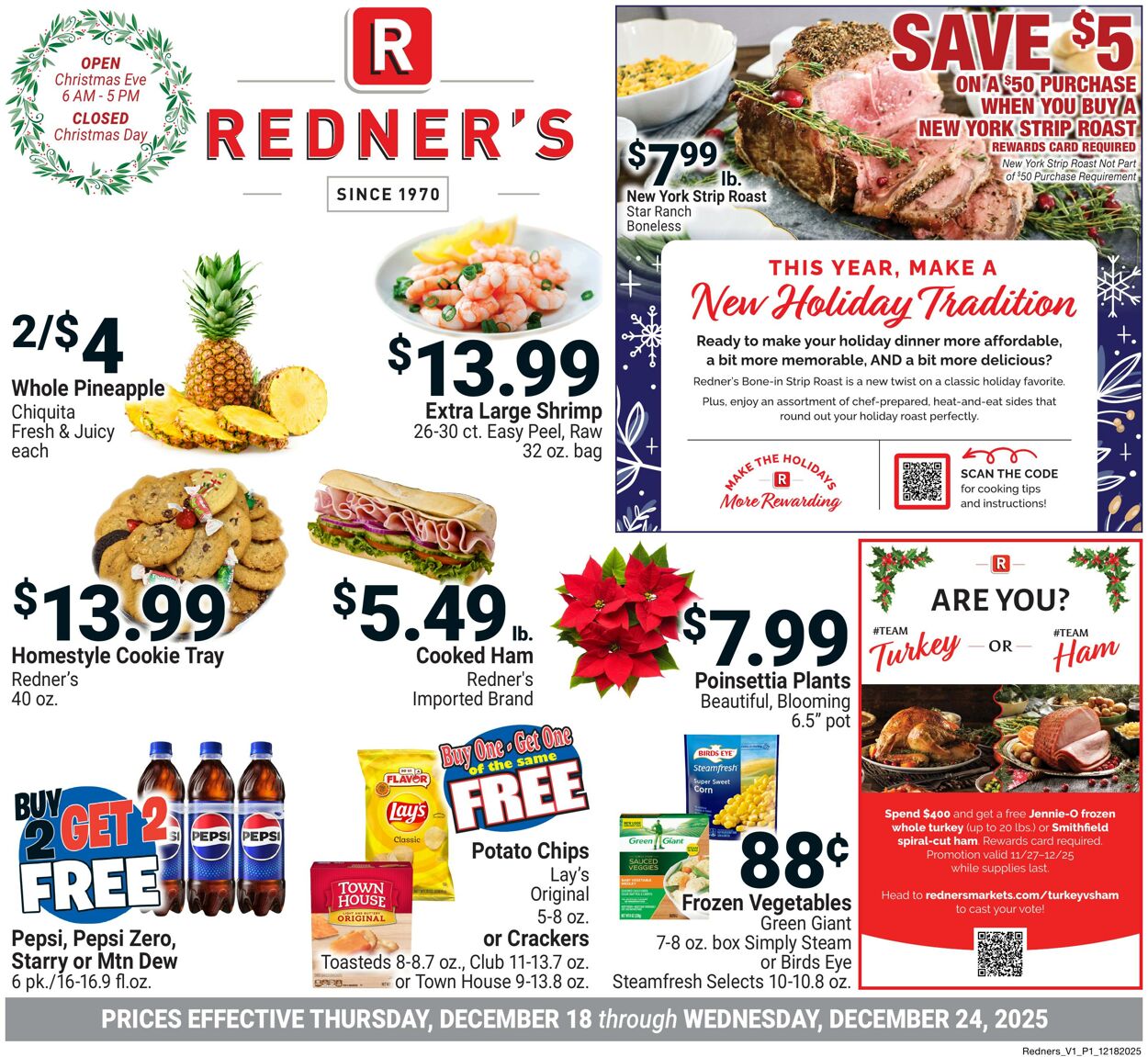 Weekly ad Redner's Markets 12/18/2025 - 12/24/2025