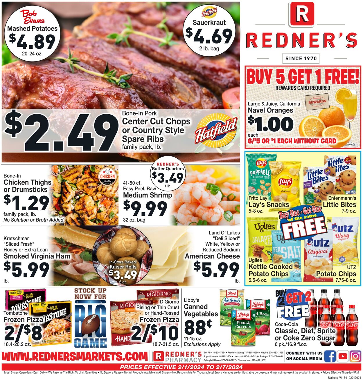 Weekly ad Redner's Markets 02/01/2024 - 02/07/2024