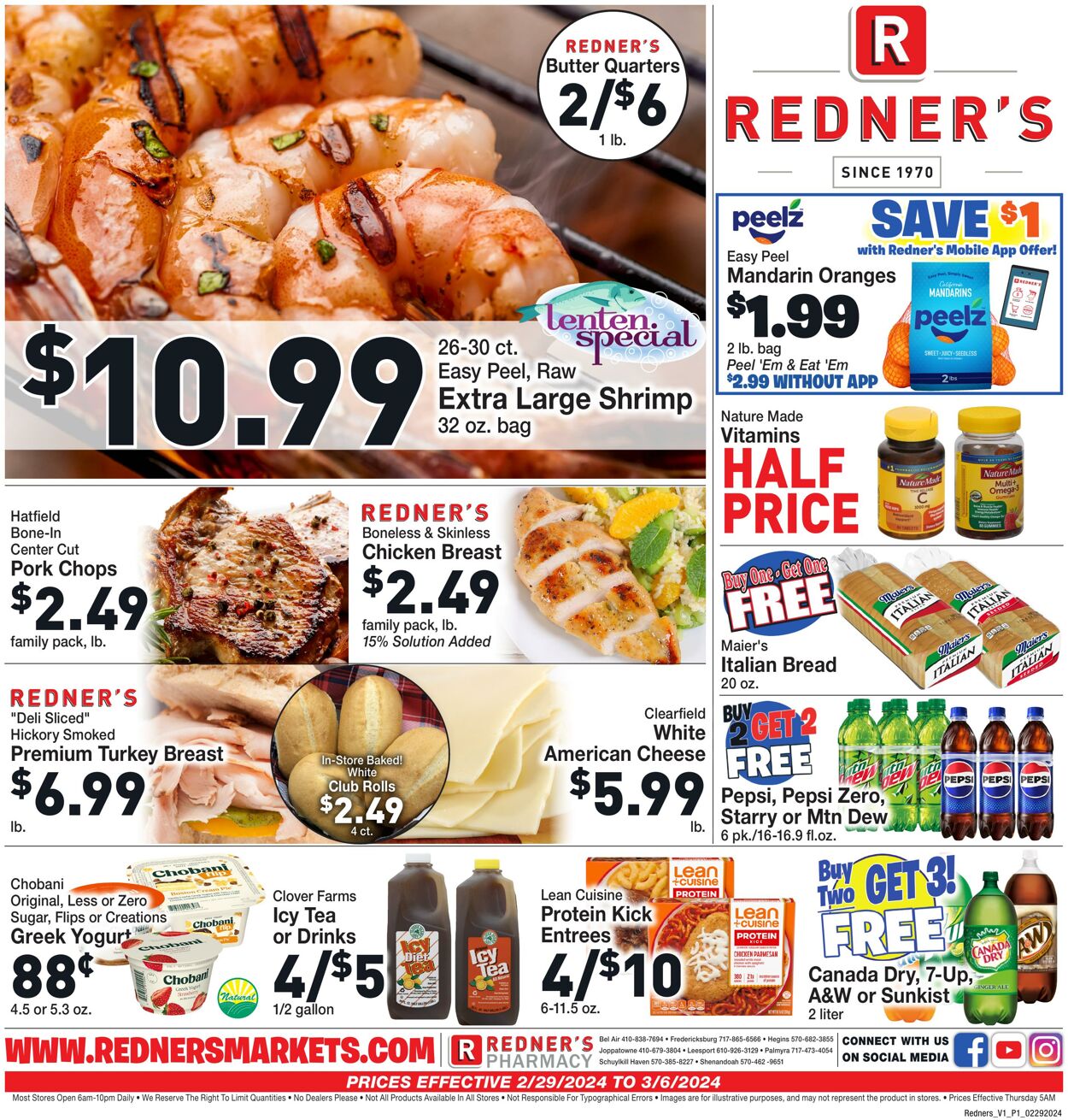 Weekly ad Redner's Markets 02/29/2024 - 03/06/2024