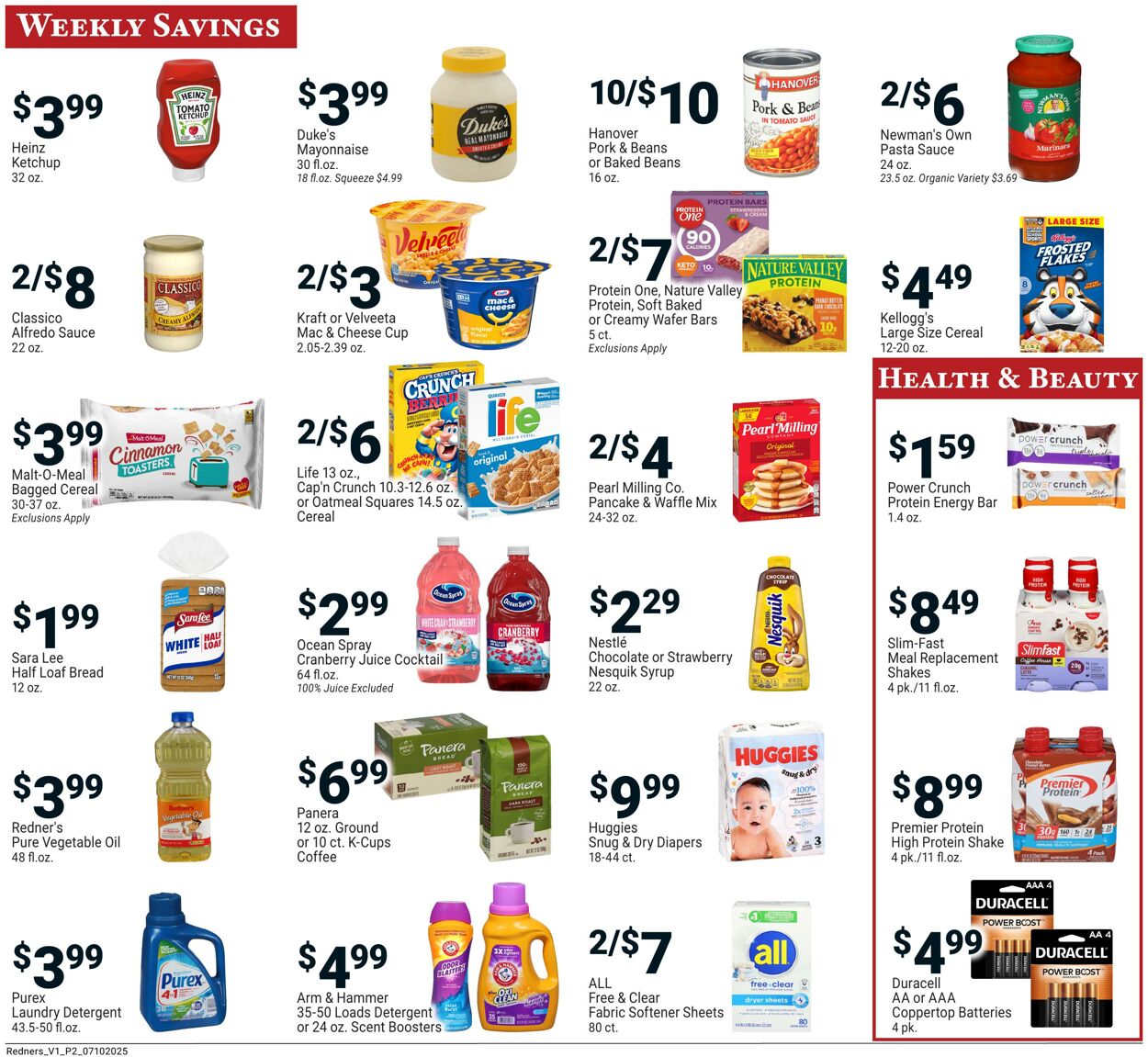 Weekly ad Redner's Markets 07/10/2025 - 07/16/2025