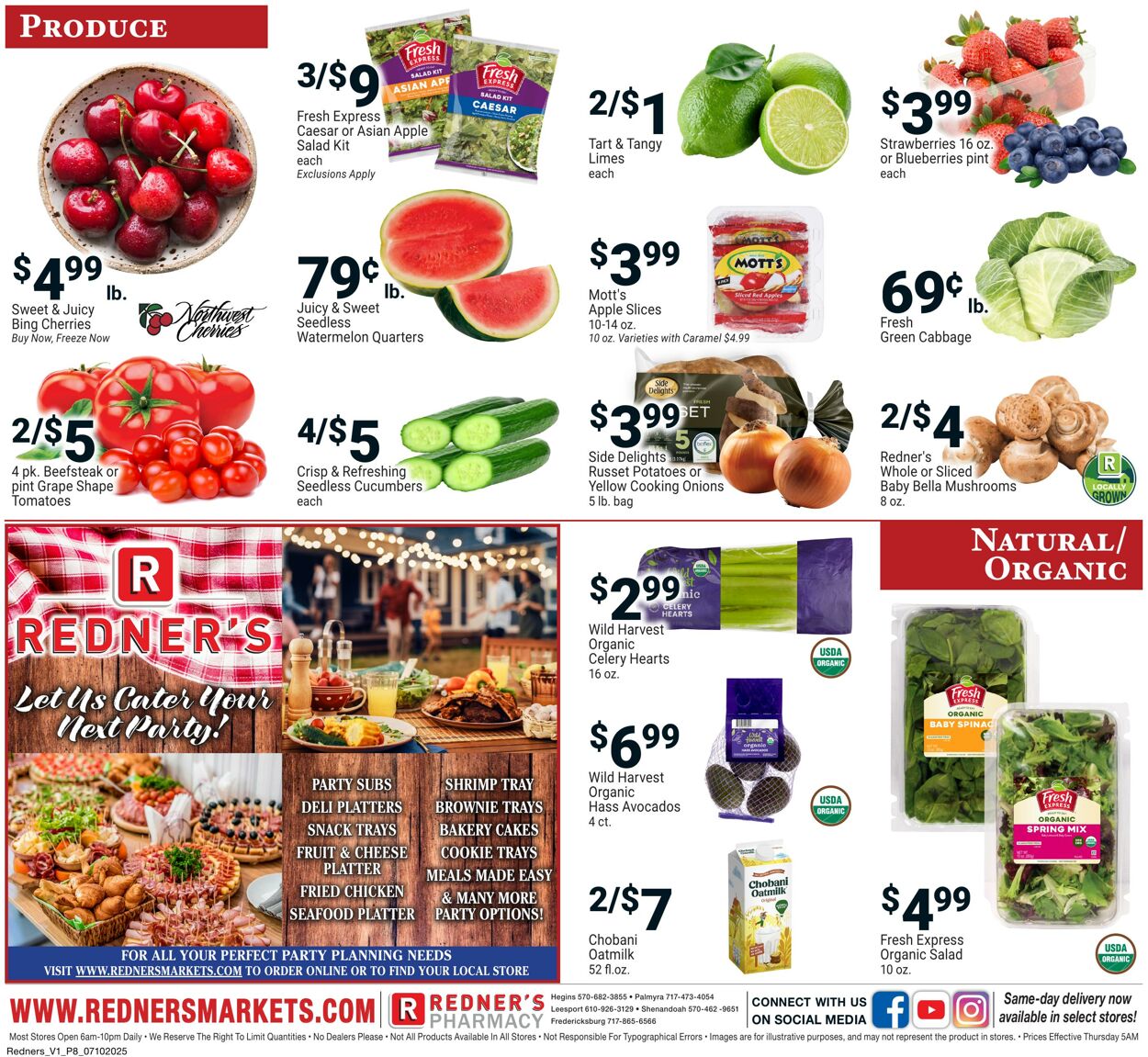 Weekly ad Redner's Markets 07/10/2025 - 07/16/2025