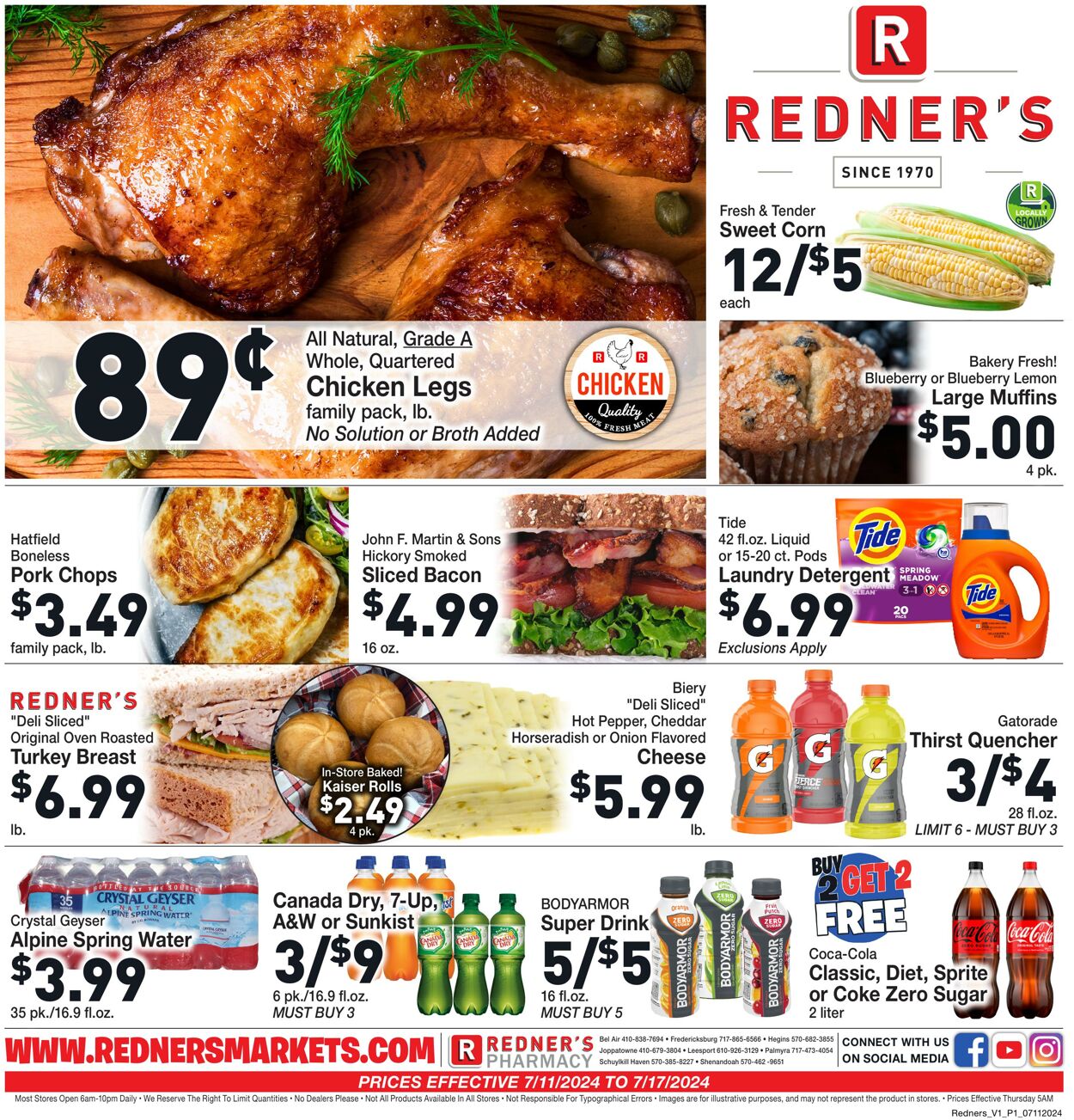 Weekly ad Redner's Markets 07/11/2024 - 07/17/2024