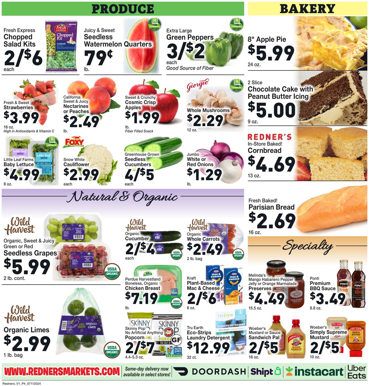 Weekly ad Redner's Markets 07/11/2024 - 07/17/2024