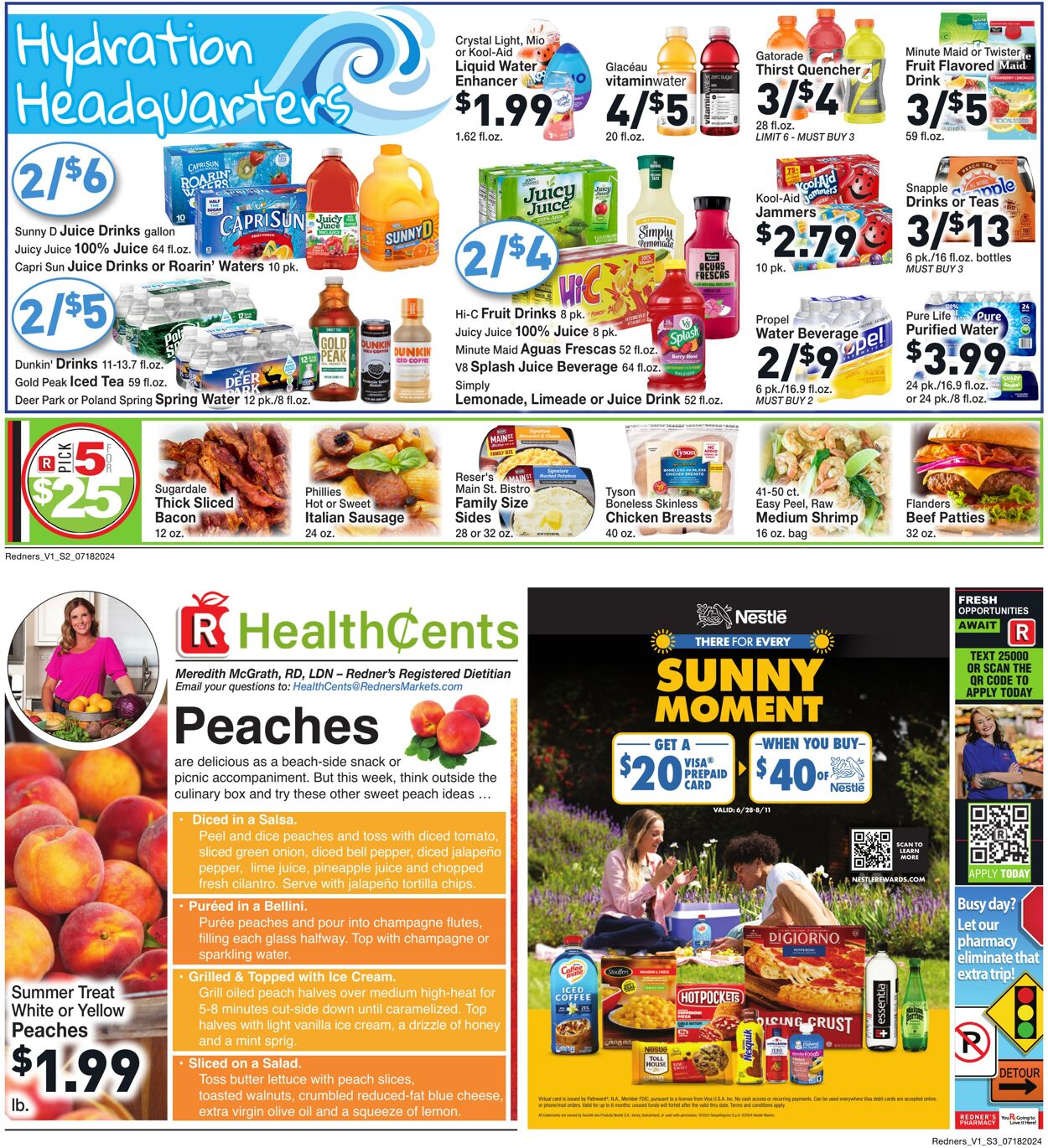 Weekly ad Redner's Markets 07/18/2024 - 07/24/2024