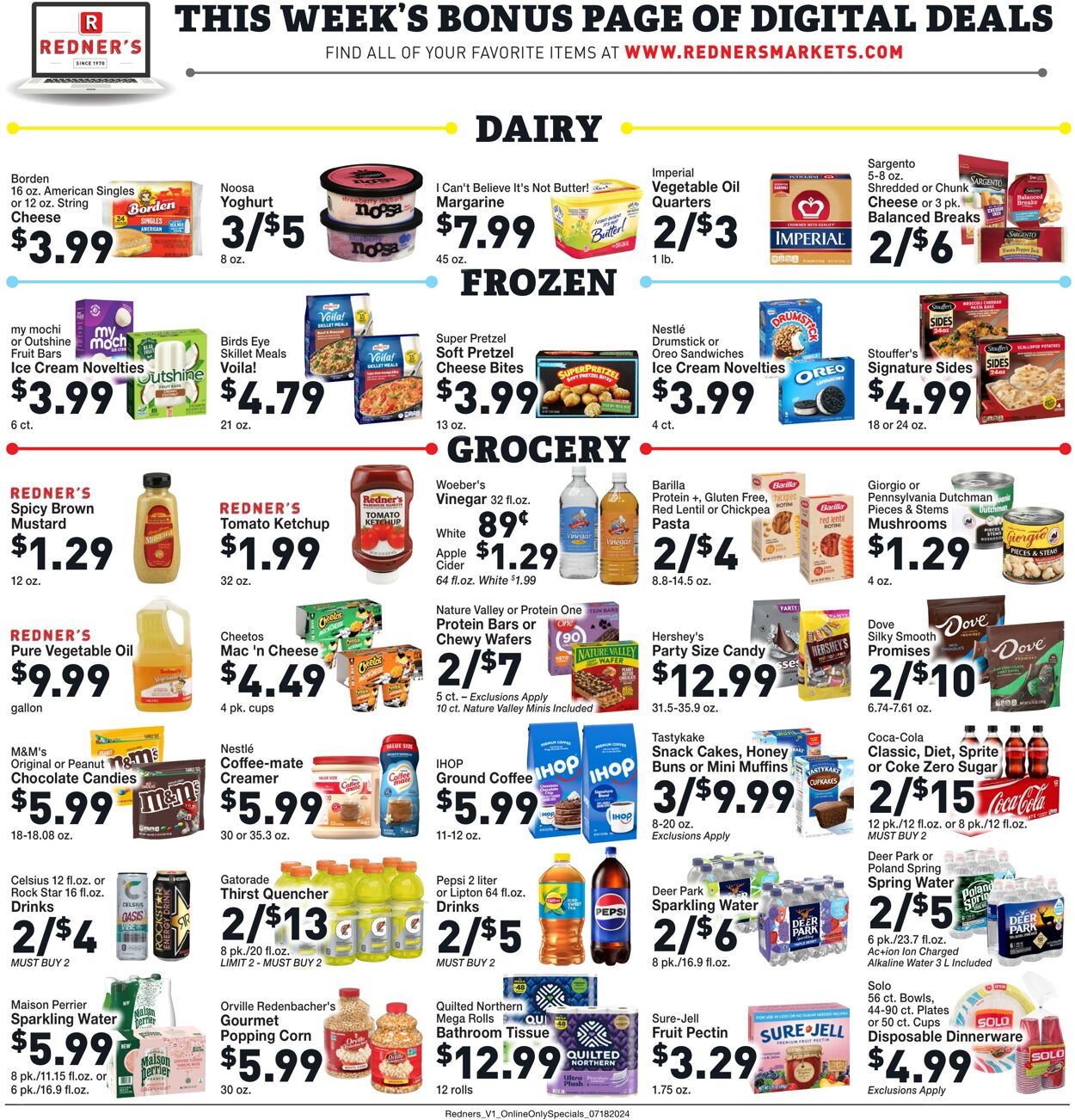 Weekly ad Redner's Markets 07/18/2024 - 07/24/2024