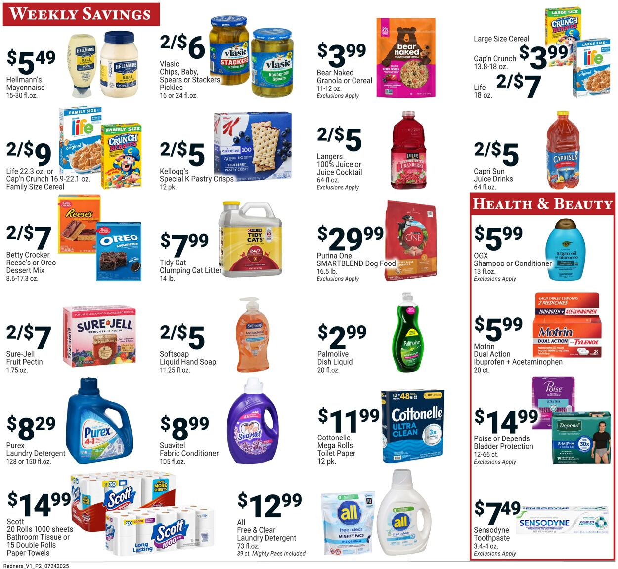 Weekly ad Redner's Markets 07/24/2025 - 07/30/2025
