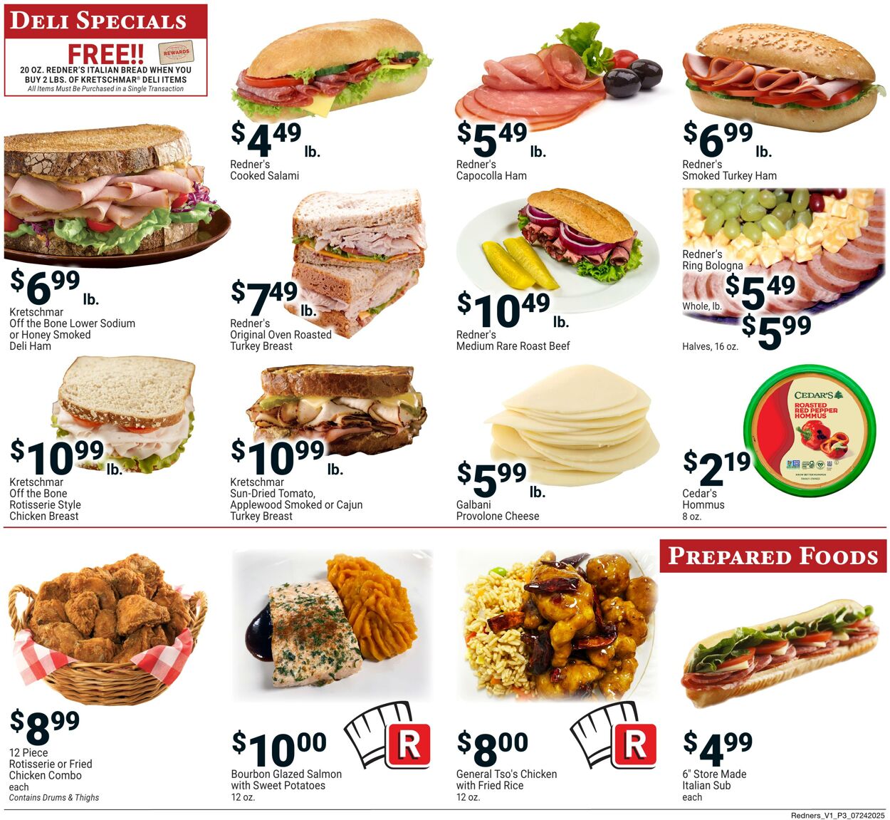 Weekly ad Redner's Markets 07/24/2025 - 07/30/2025