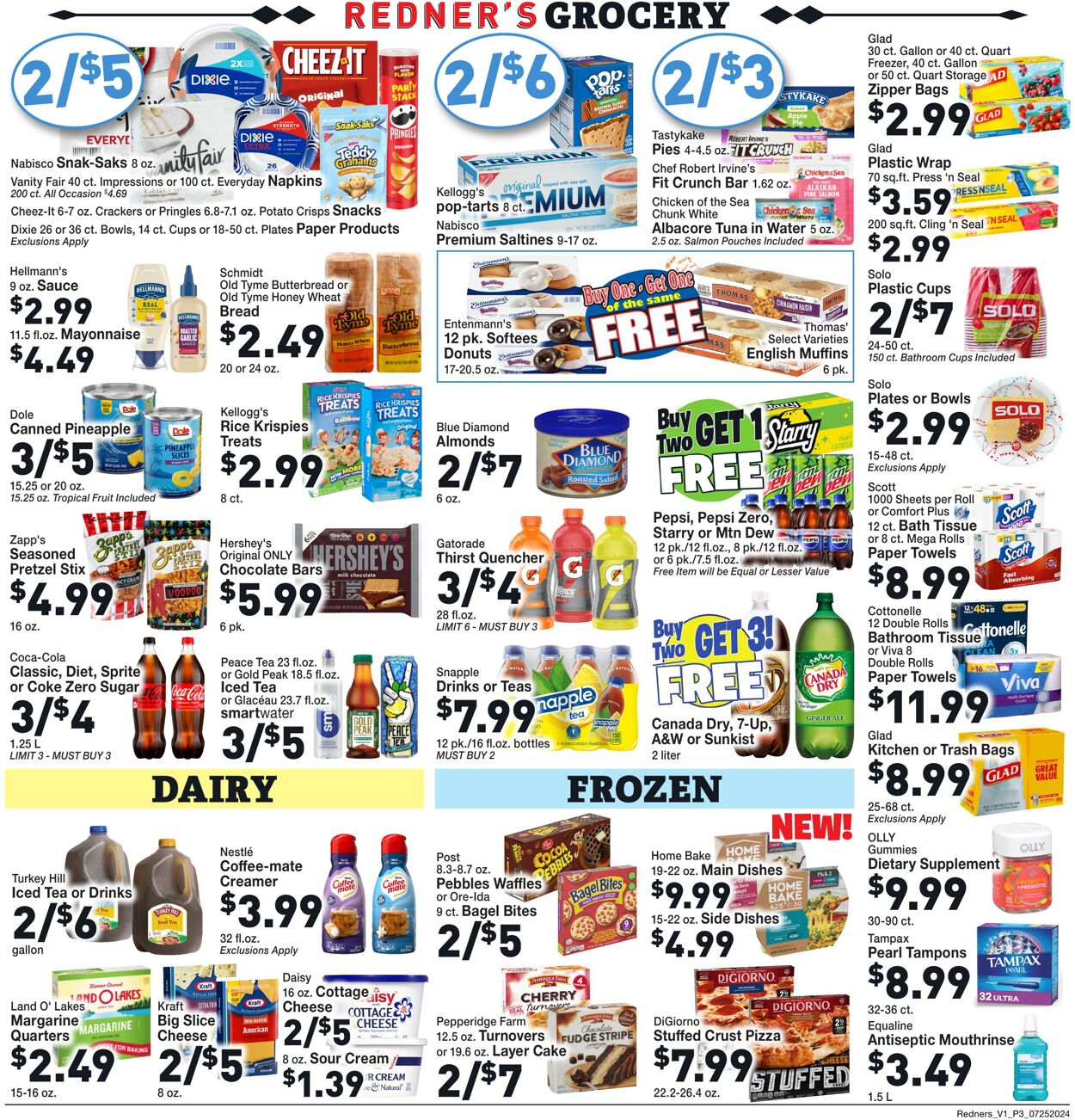 Weekly ad Redner's Markets 07/25/2024 - 07/31/2024