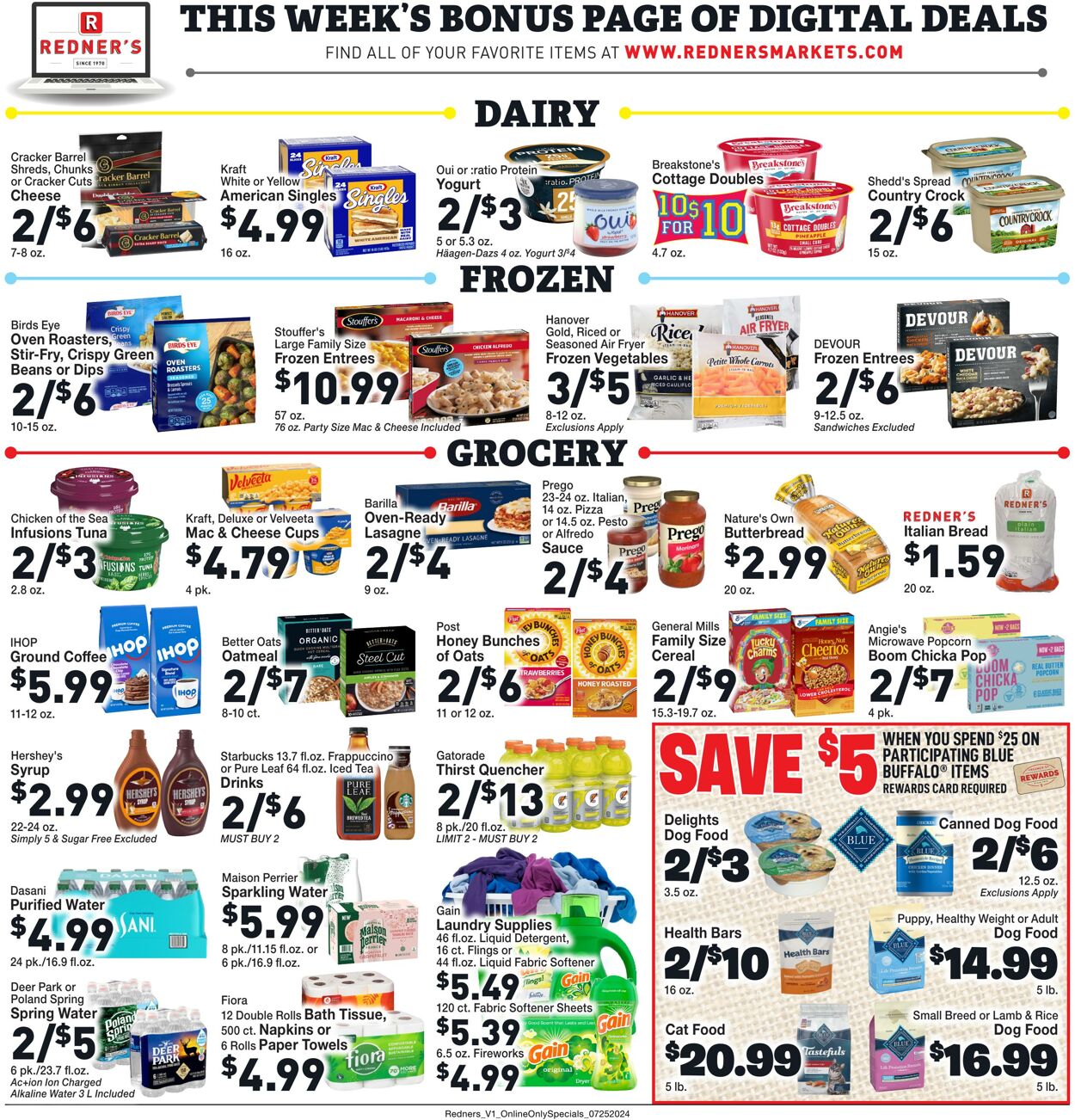 Weekly ad Redner's Markets 07/25/2024 - 07/31/2024