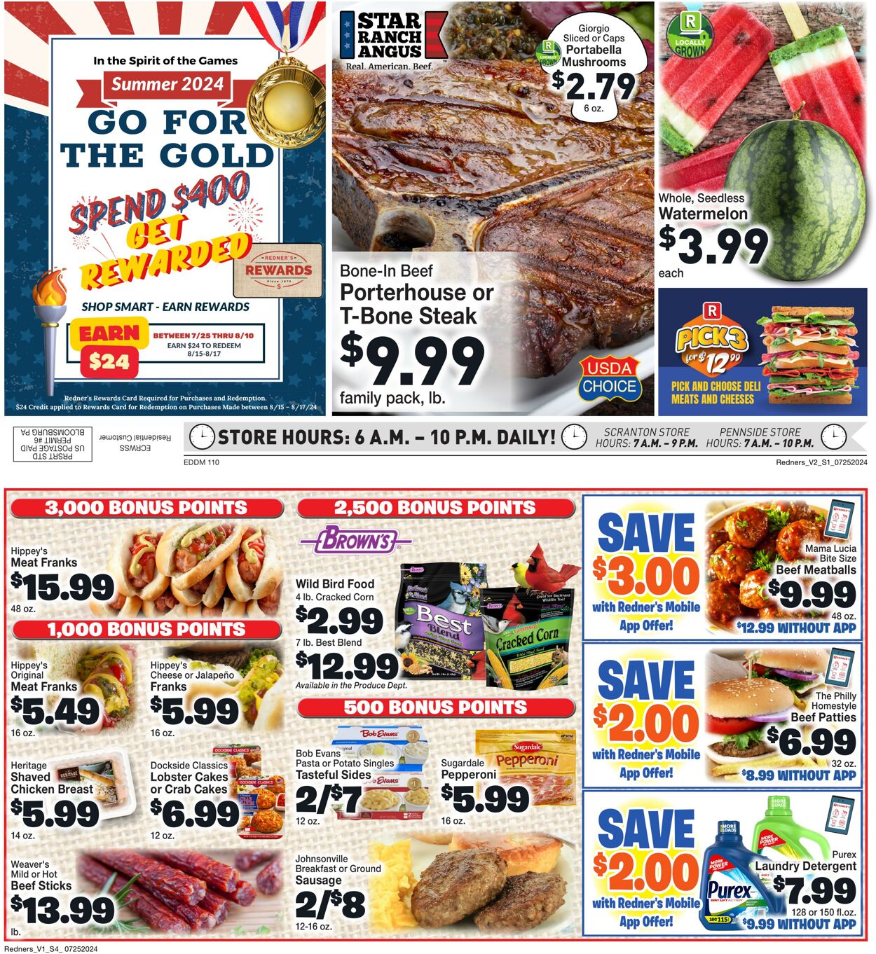 Weekly ad Redner's Markets 07/25/2024 - 07/31/2024