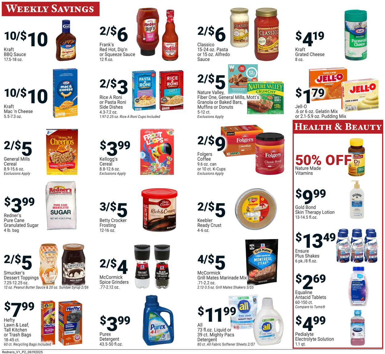 Weekly ad Redner's Markets 06/19/2025 - 06/25/2025