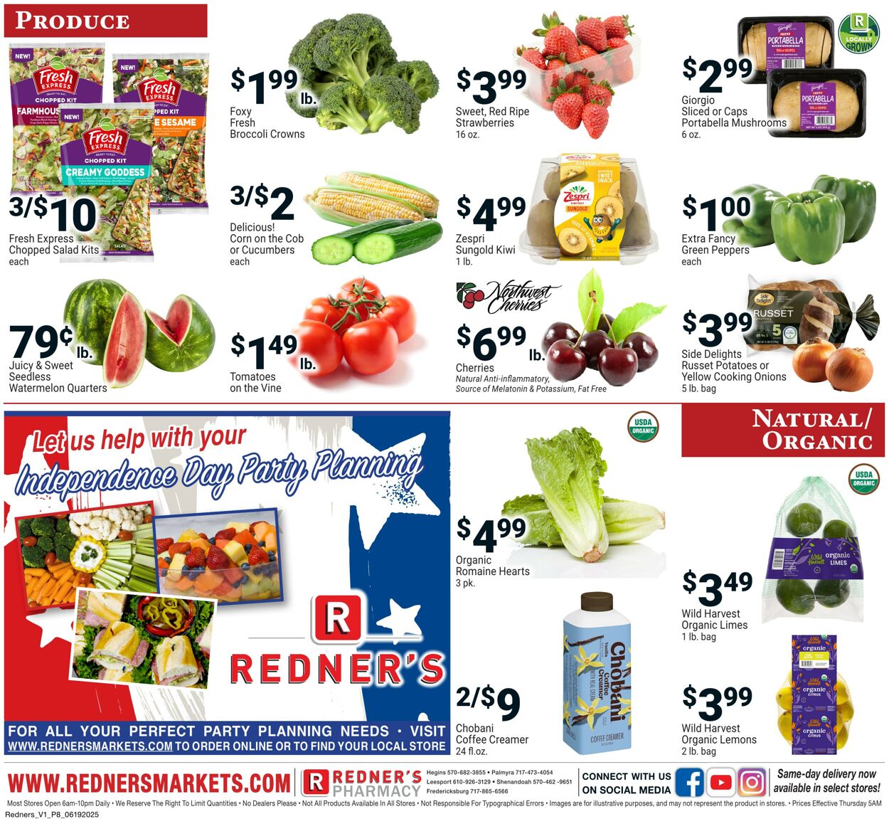 Weekly ad Redner's Markets 06/19/2025 - 06/25/2025