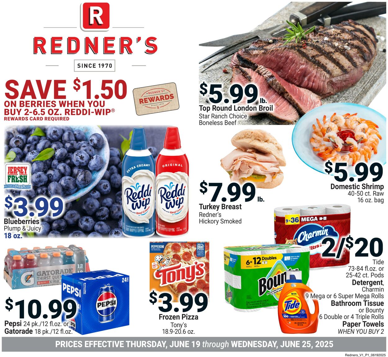 Weekly ad Redner's Markets 06/19/2025 - 06/25/2025