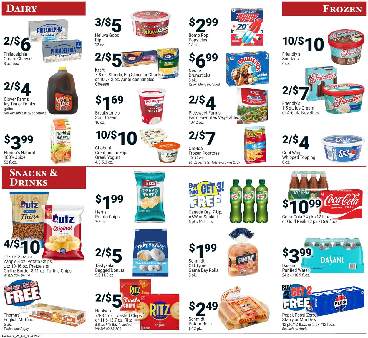 Weekly ad Redner's Markets 06/26/2025 - 07/02/2025