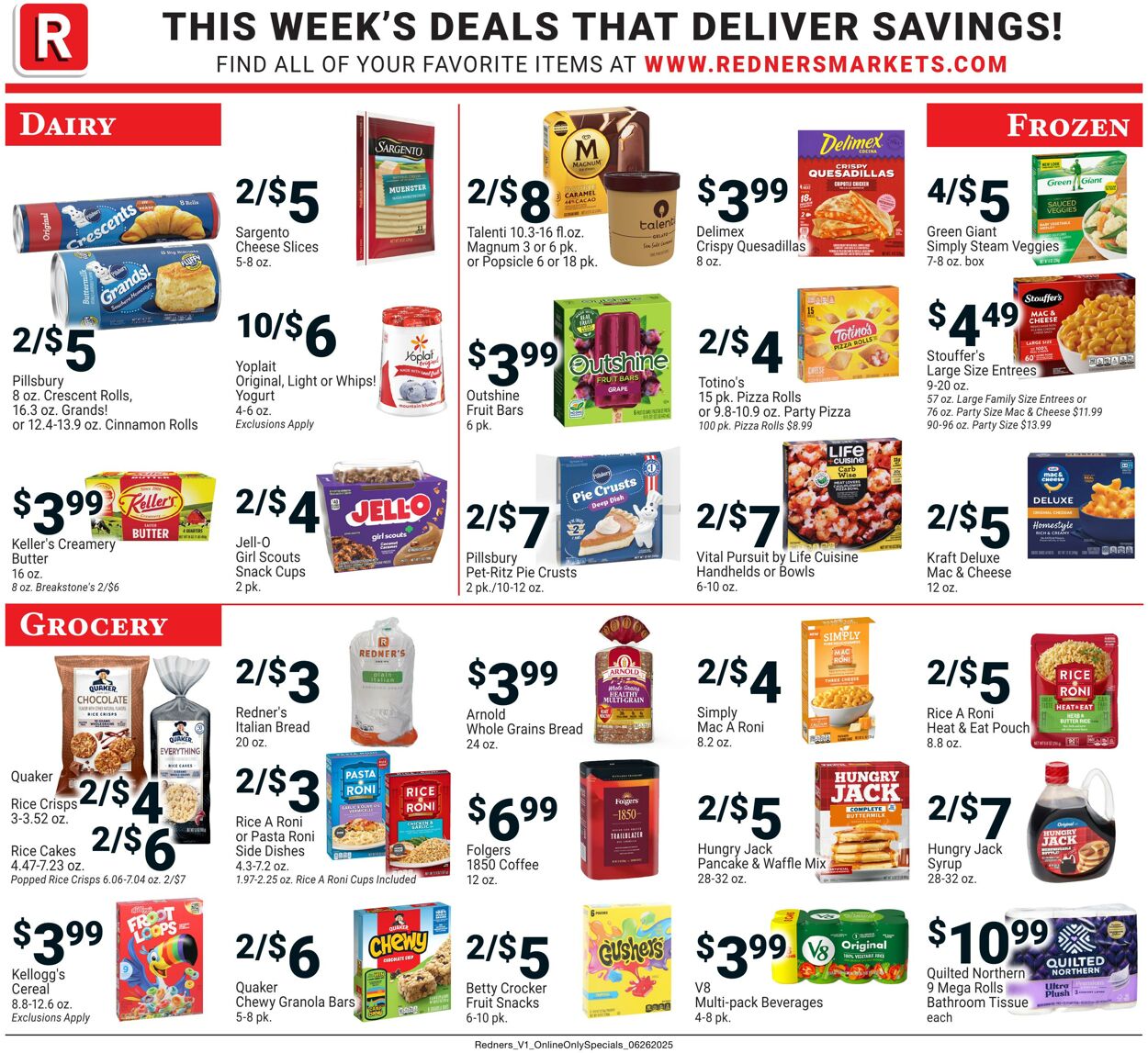 Weekly ad Redner's Markets 06/26/2025 - 07/02/2025