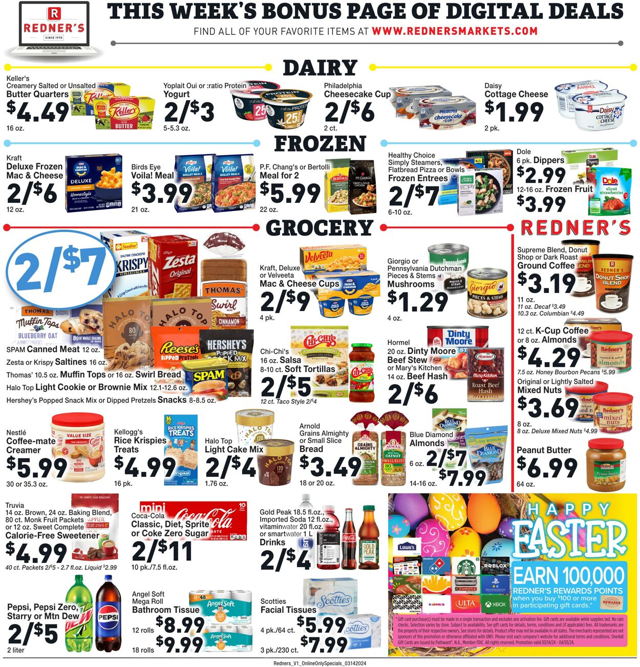 Weekly ad Redner's Markets 03/14/2024 - 03/20/2024