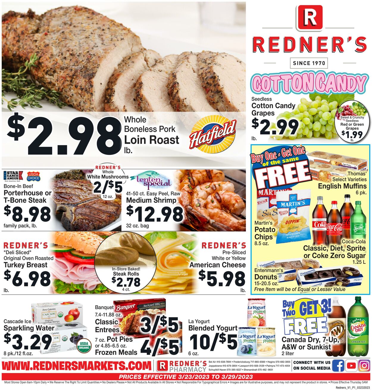 Weekly ad Redner's Markets 03/23/2023 - 03/29/2023