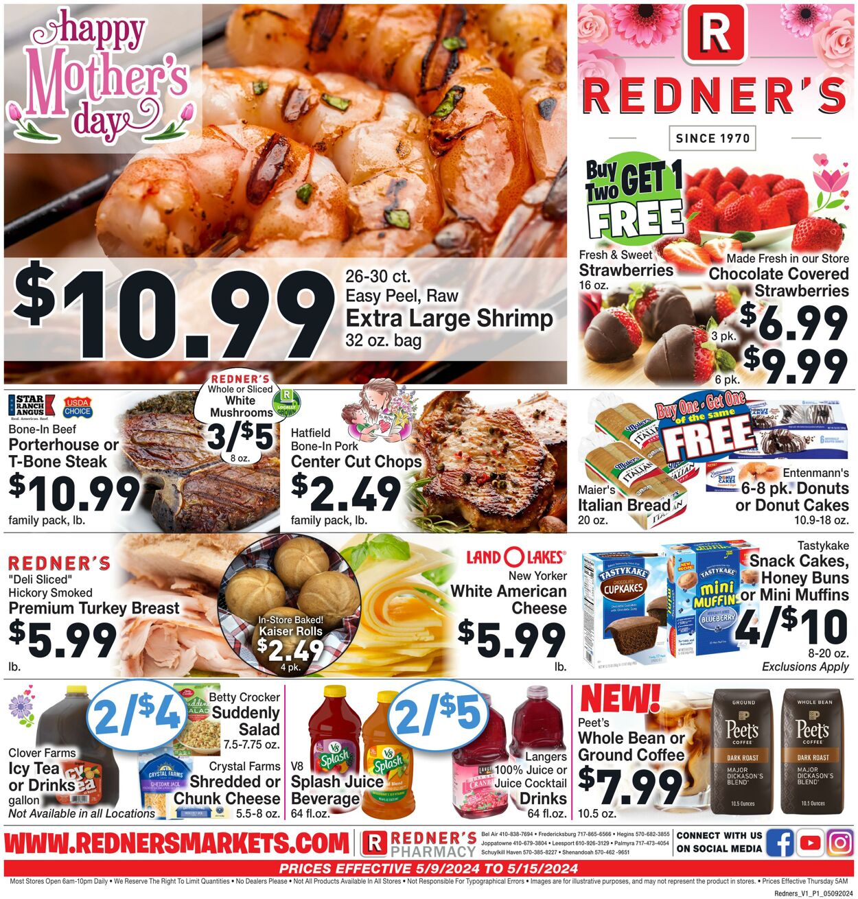 Weekly ad Redner's Markets 05/09/2024 - 05/15/2024