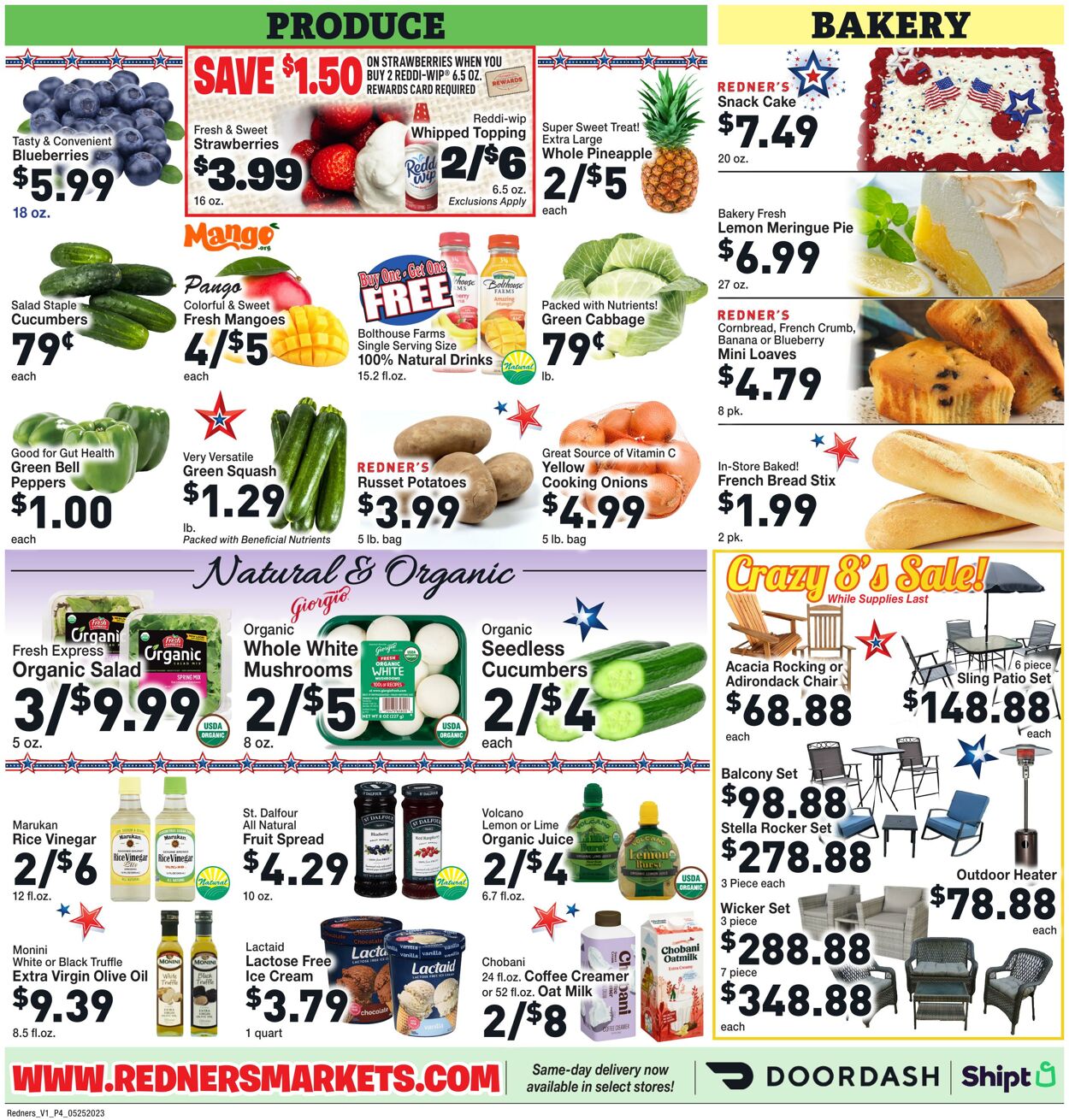 Weekly ad Redner's Markets 05/25/2023 - 05/31/2023