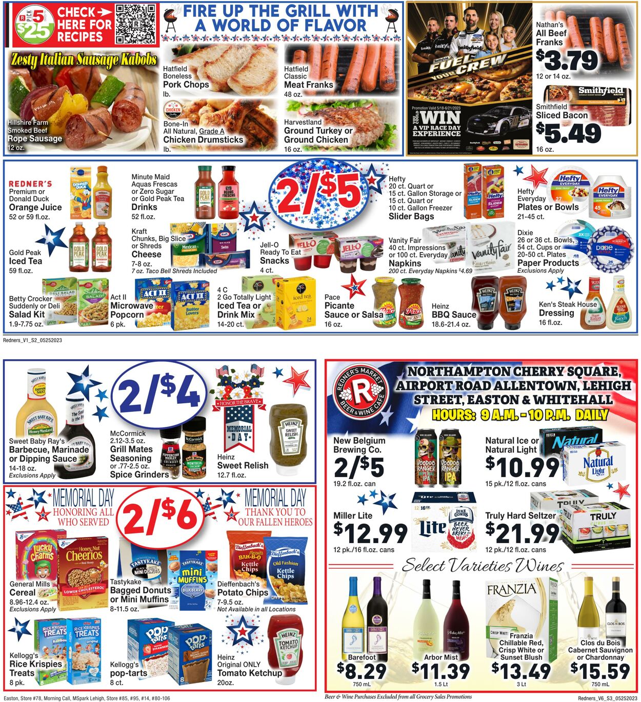 Weekly ad Redner's Markets 05/25/2023 - 05/31/2023