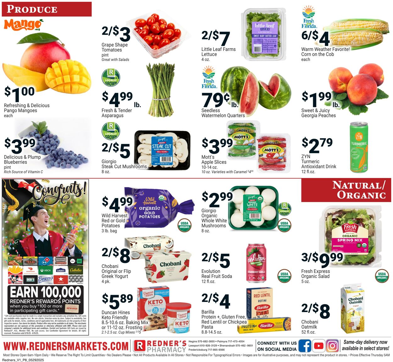 Weekly ad Redner's Markets 05/29/2025 - 06/04/2025