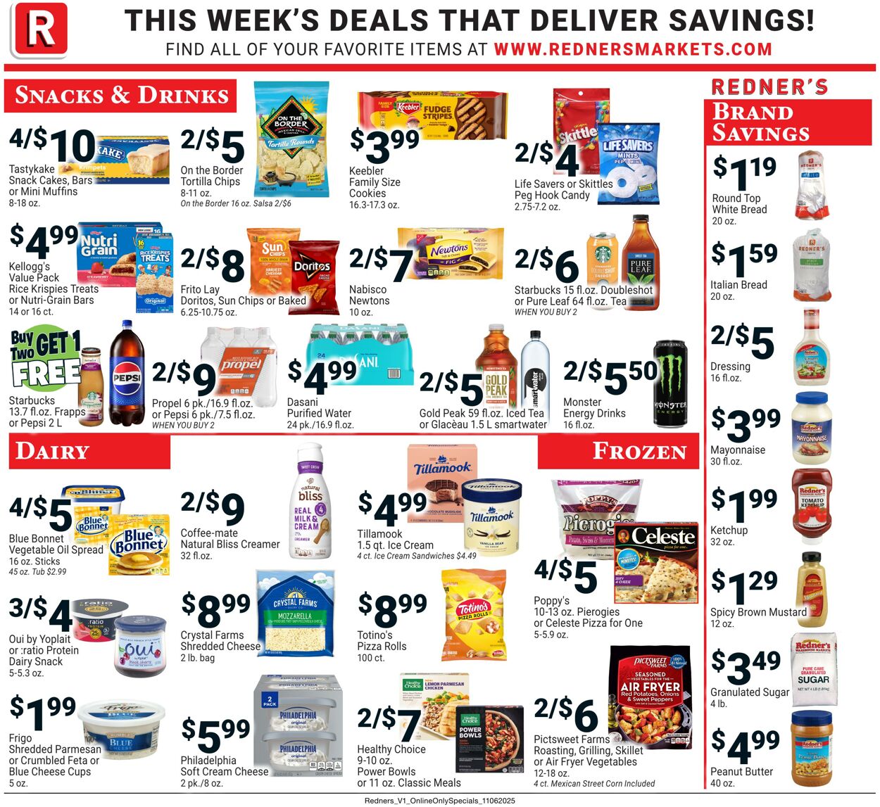 Weekly ad Redner's Markets 11/06/2025 - 11/12/2025