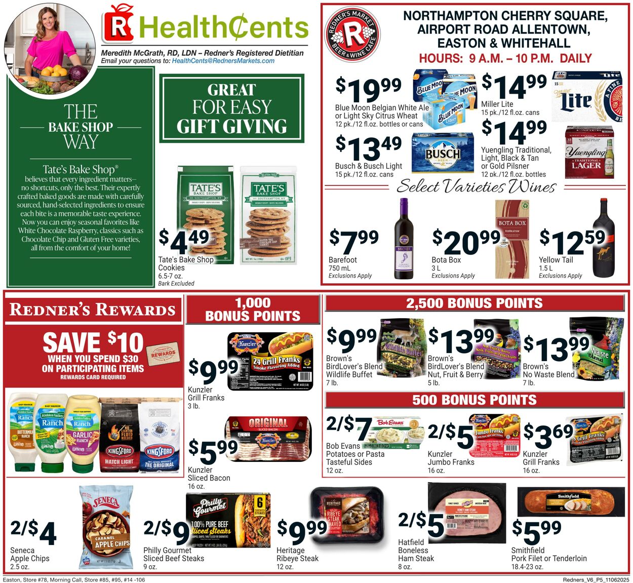 Weekly ad Redner's Markets 11/06/2025 - 11/12/2025