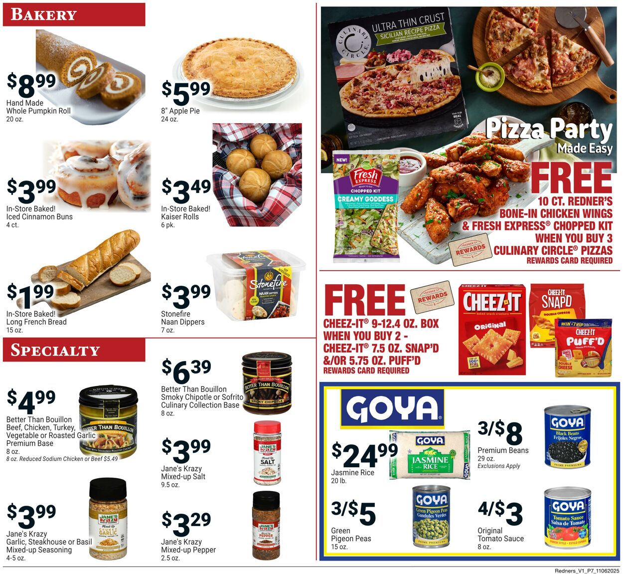 Weekly ad Redner's Markets 11/06/2025 - 11/12/2025