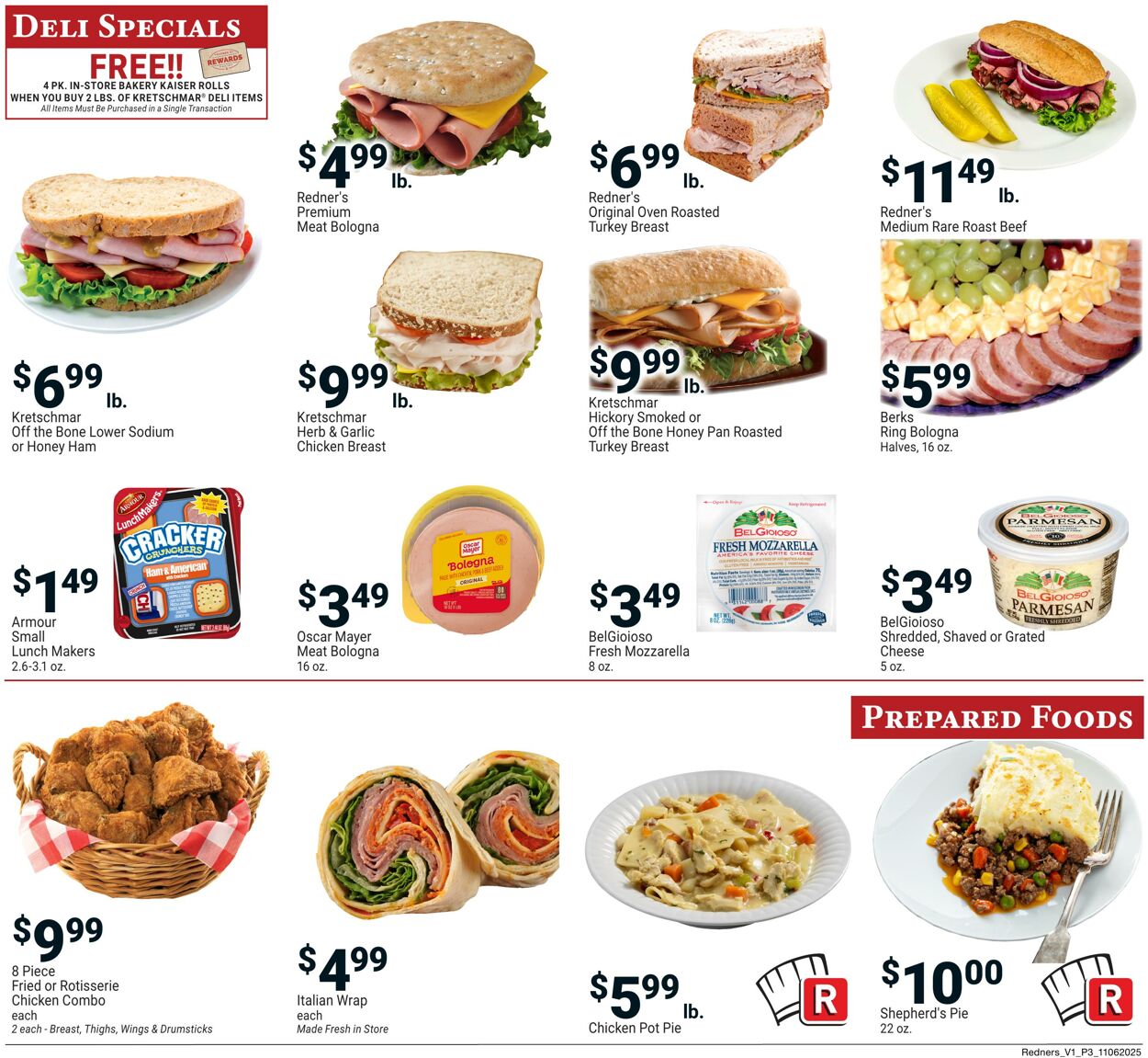 Weekly ad Redner's Markets 11/06/2025 - 11/12/2025