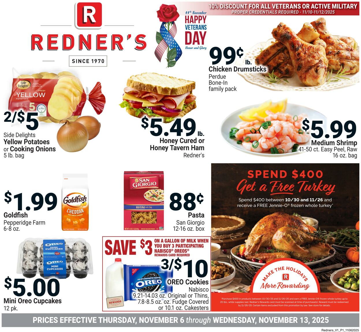 Weekly ad Redner's Markets 11/06/2025 - 11/12/2025