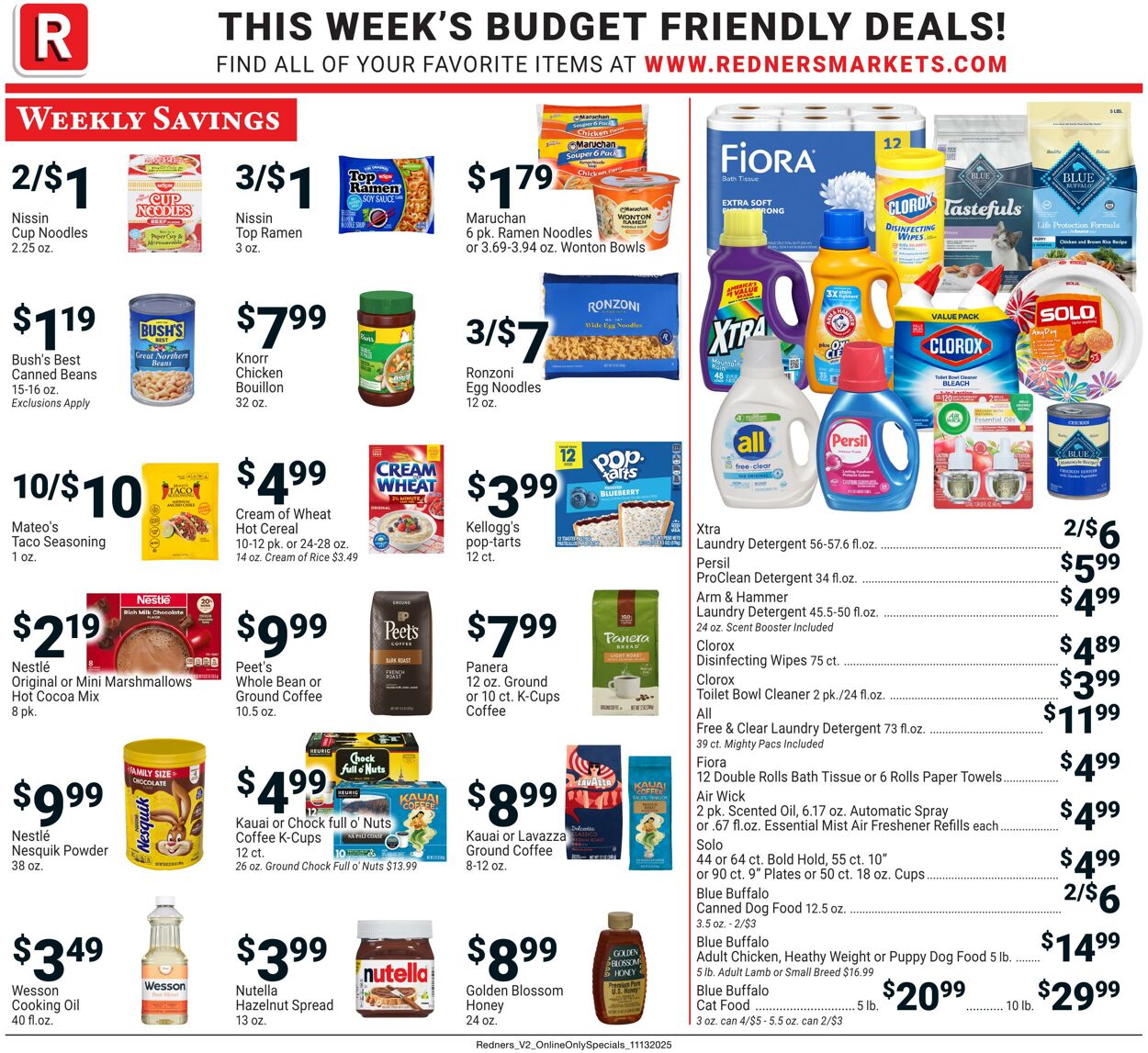 Weekly ad Redner's Markets 11/13/2025 - 11/19/2025