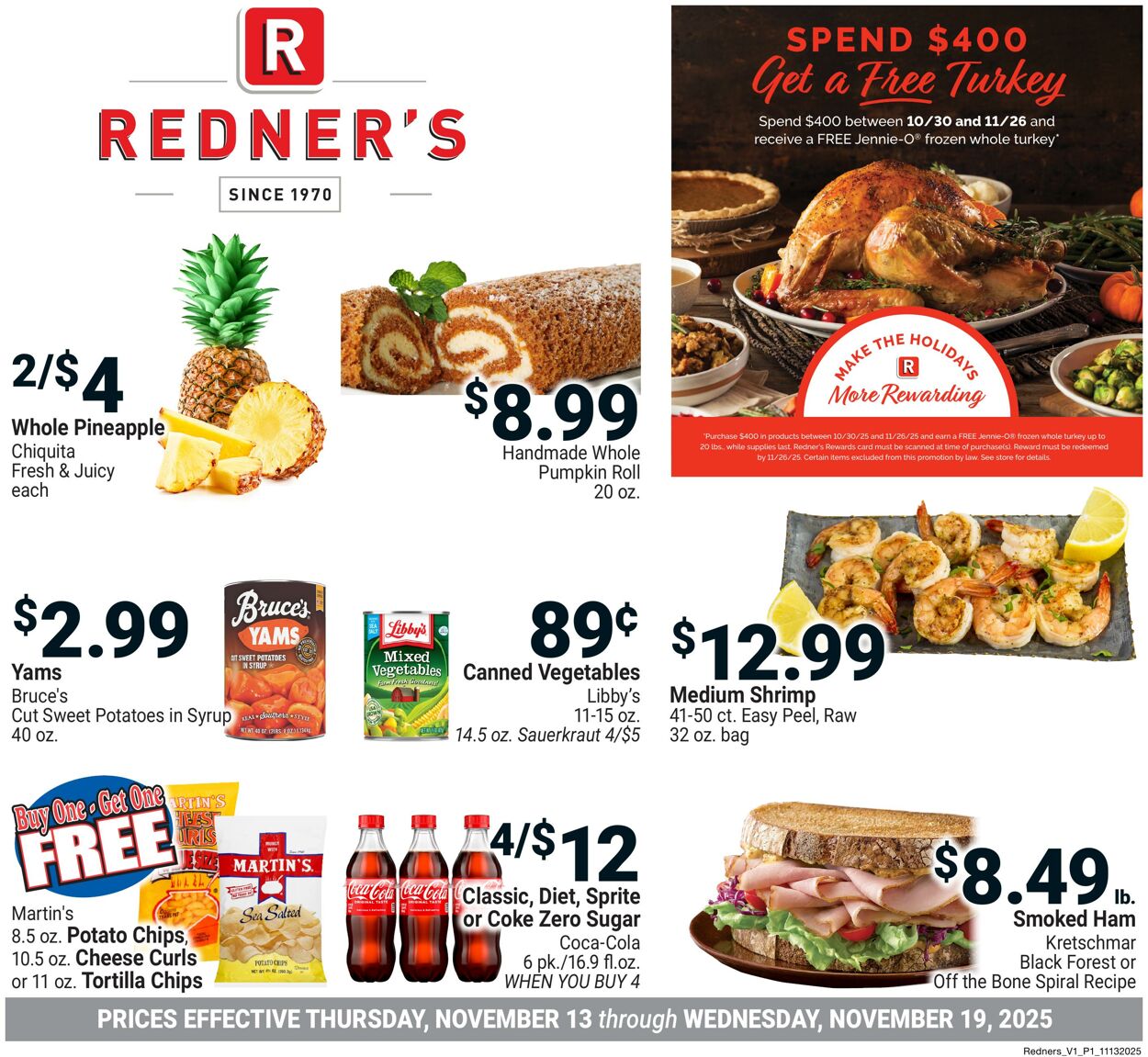 Weekly ad Redner's Markets 11/13/2025 - 11/19/2025
