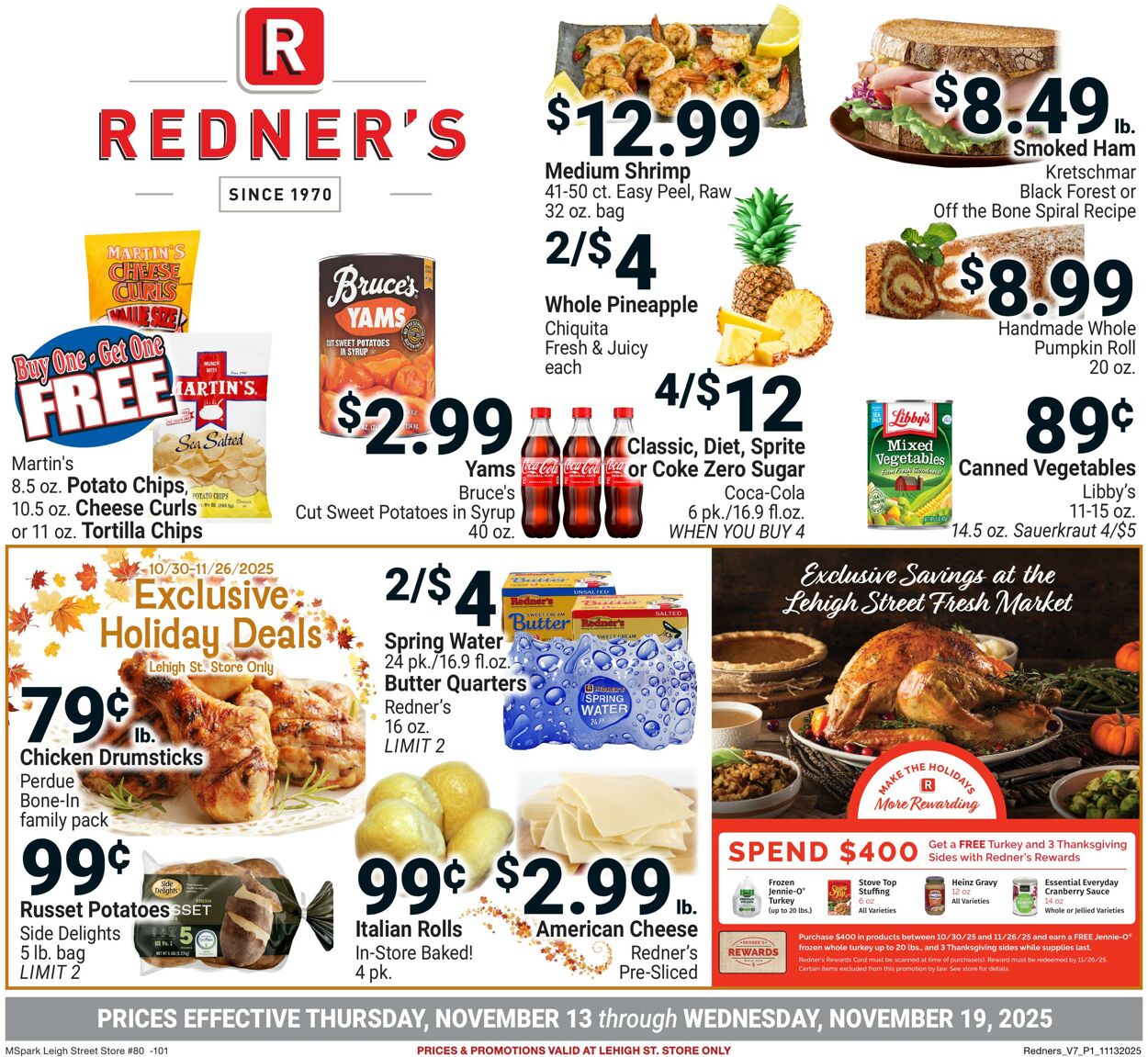 Weekly ad Redner's Markets 11/13/2025 - 11/19/2025