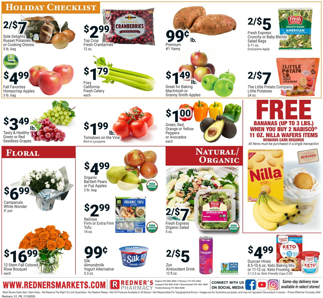 Weekly ad Redner's Markets 11/13/2025 - 11/19/2025