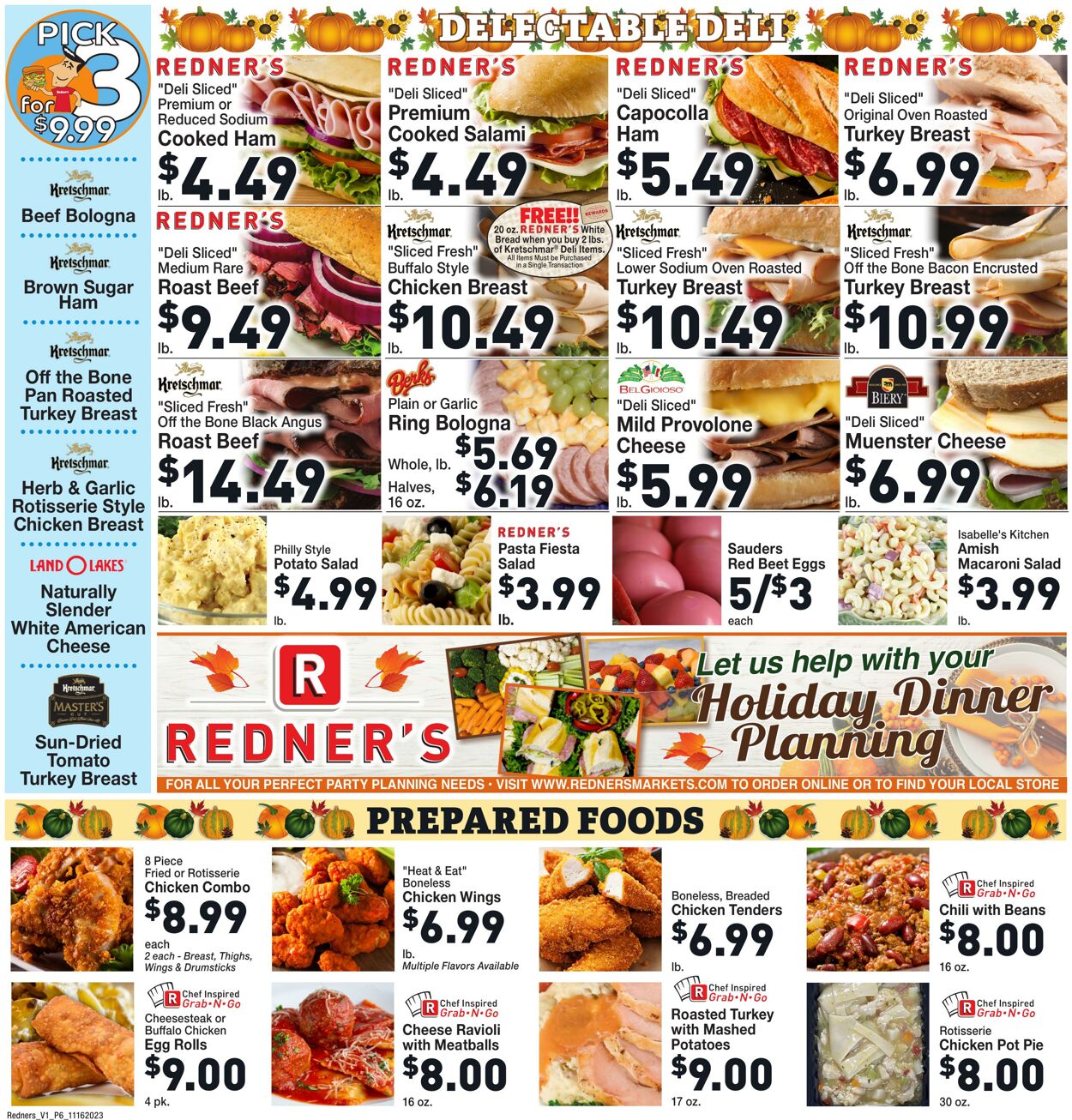 Weekly ad Redner's Markets 11/16/2023 - 11/22/2023