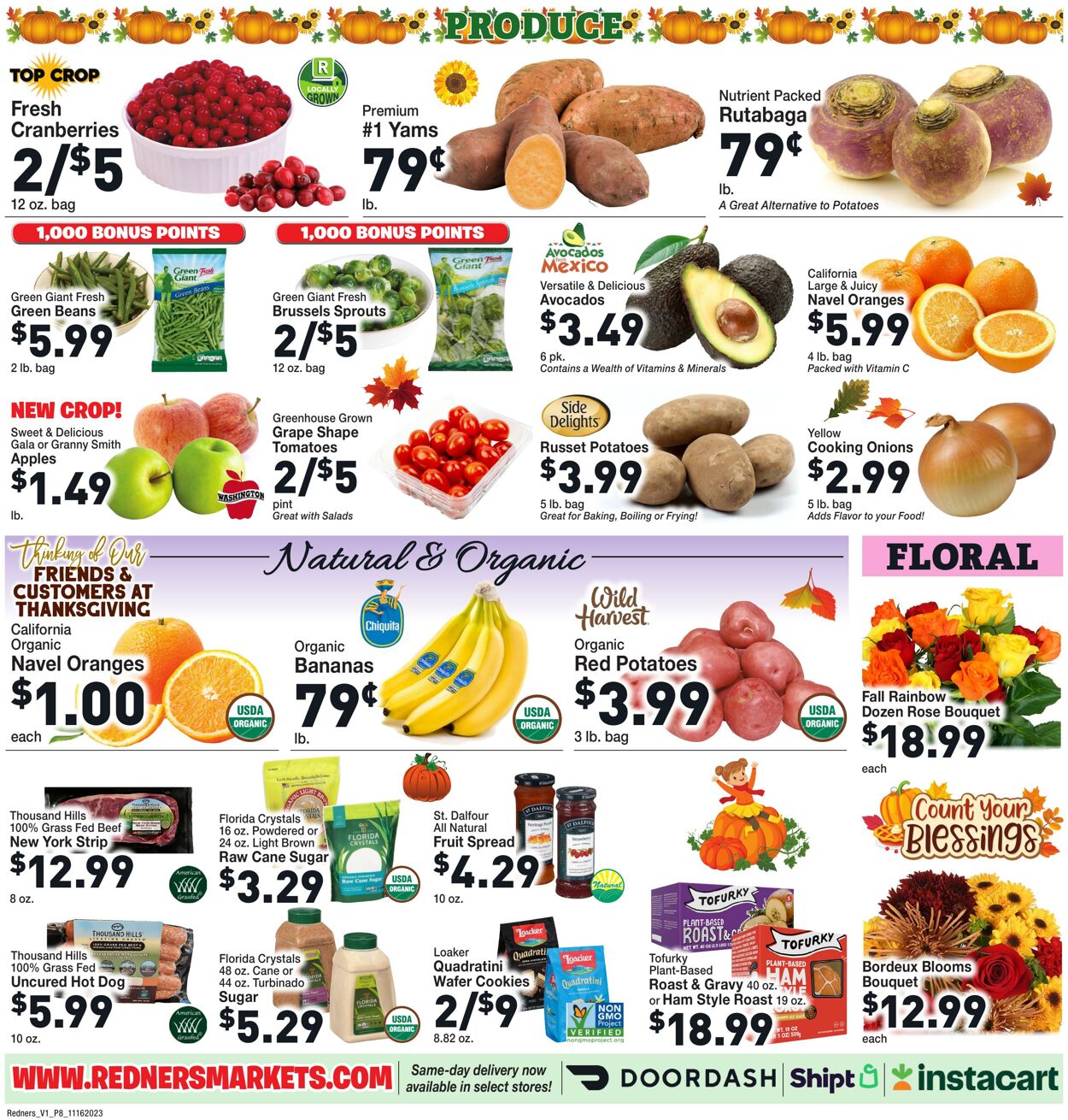 Weekly ad Redner's Markets 11/16/2023 - 11/22/2023