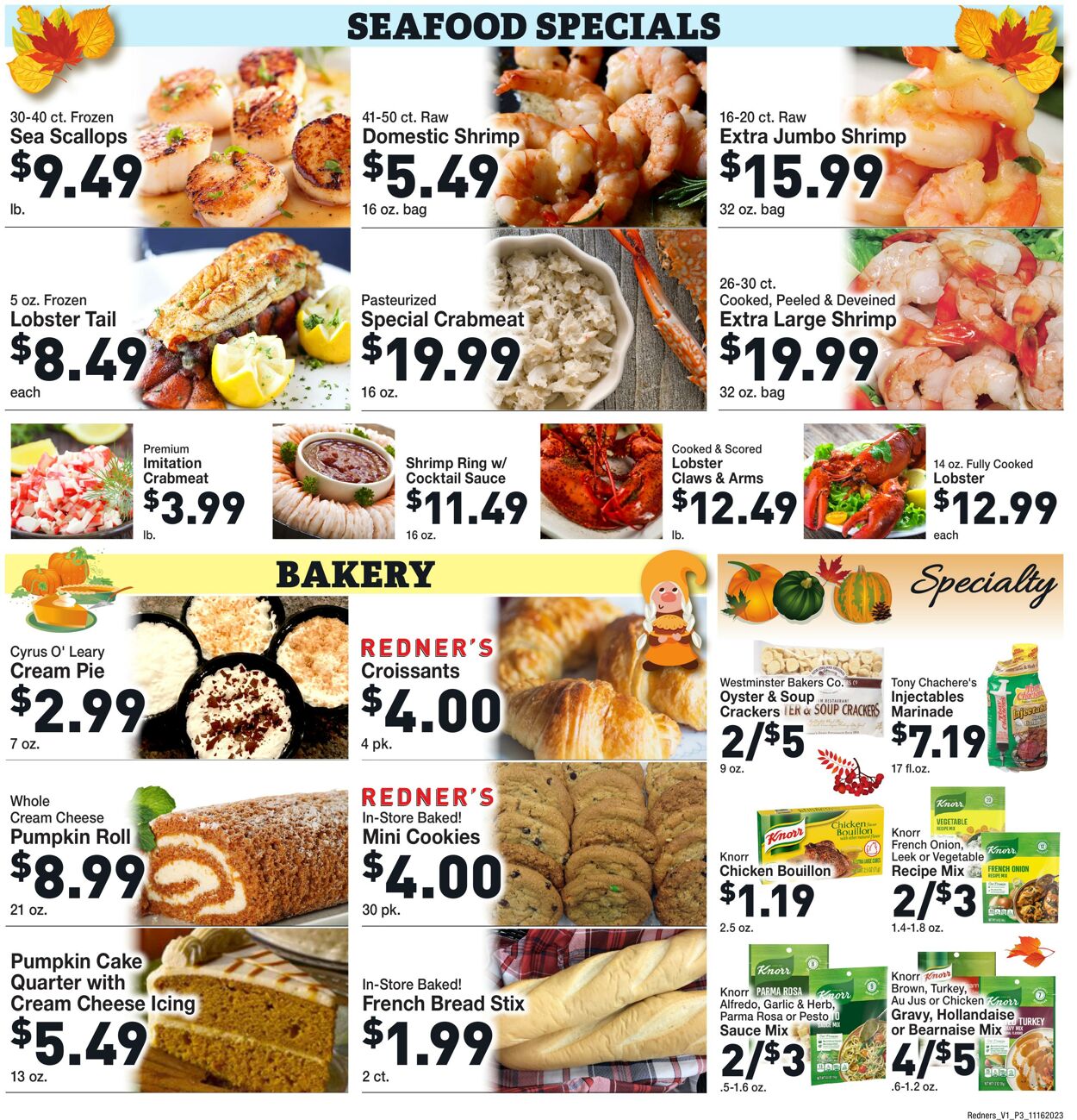 Weekly ad Redner's Markets 11/16/2023 - 11/22/2023