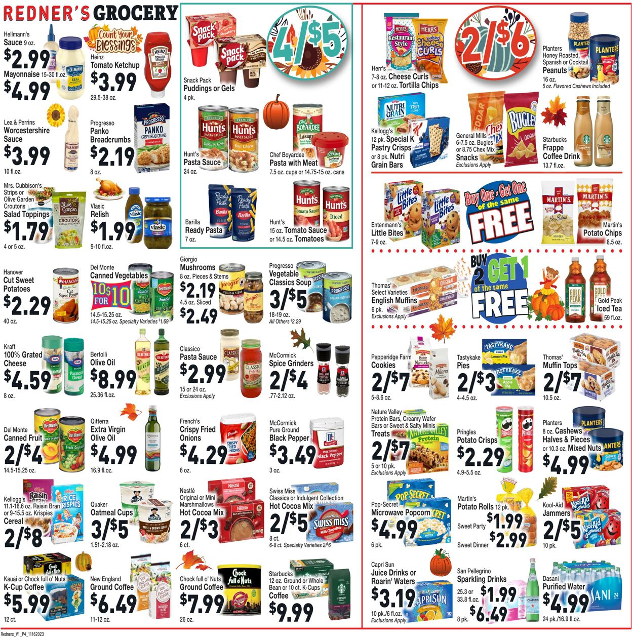 Weekly ad Redner's Markets 11/16/2023 - 11/22/2023