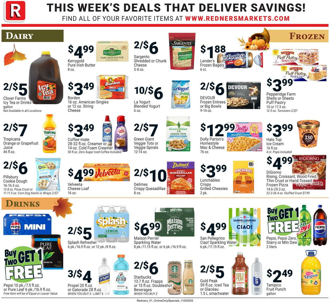 Weekly ad Redner's Markets 11/20/2025 - 11/26/2025