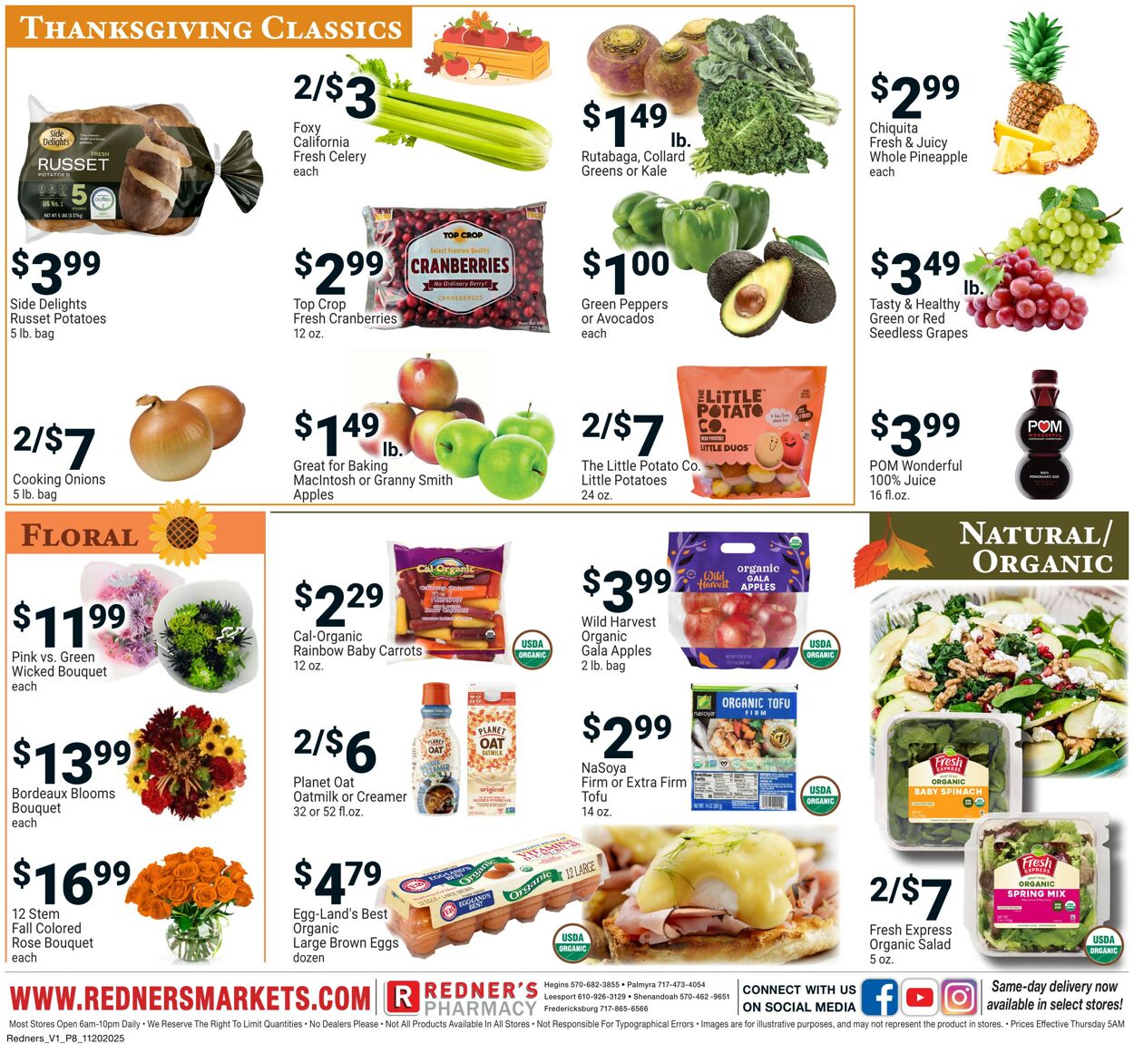 Weekly ad Redner's Markets 11/20/2025 - 11/26/2025