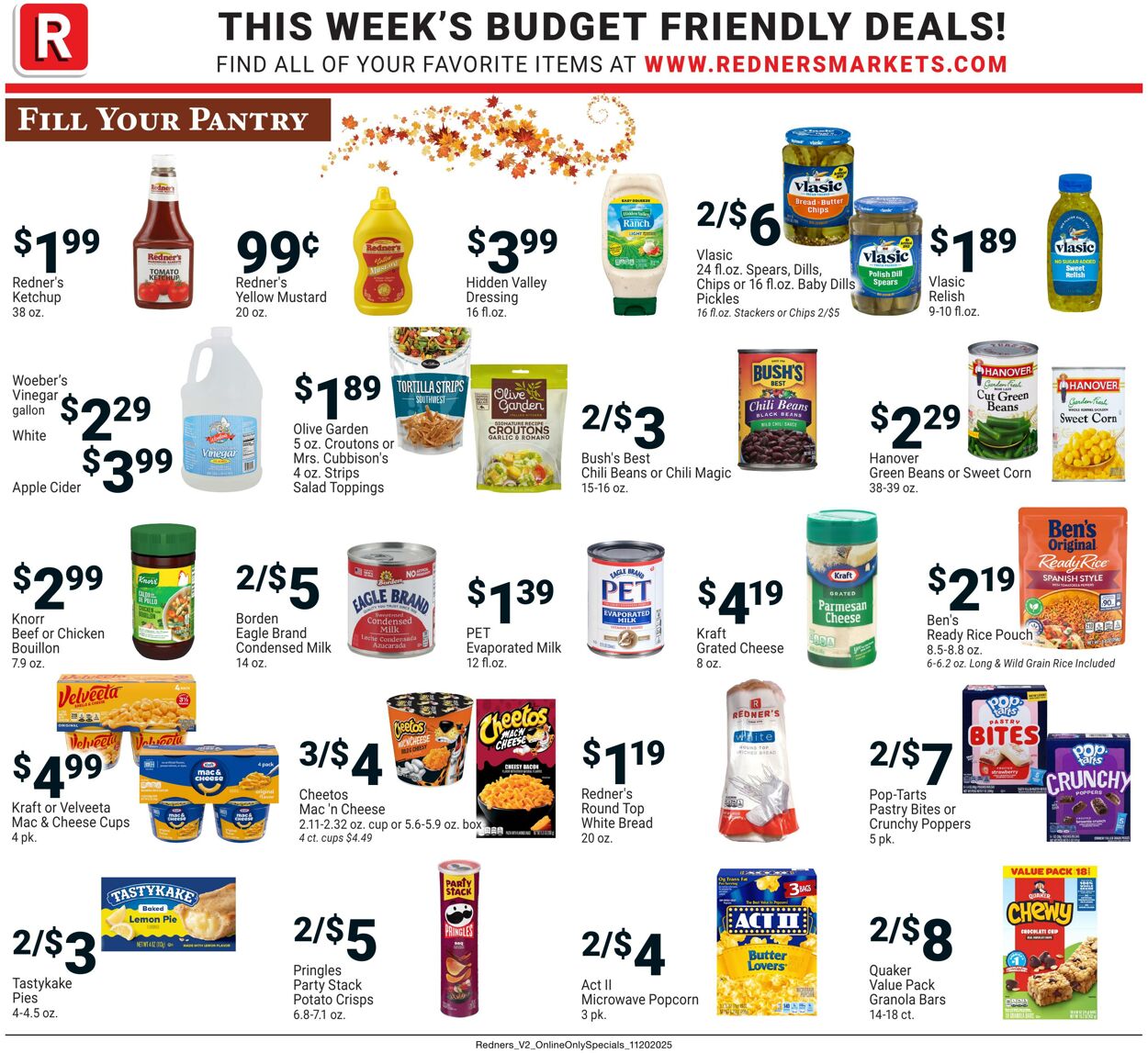 Weekly ad Redner's Markets 11/20/2025 - 11/26/2025