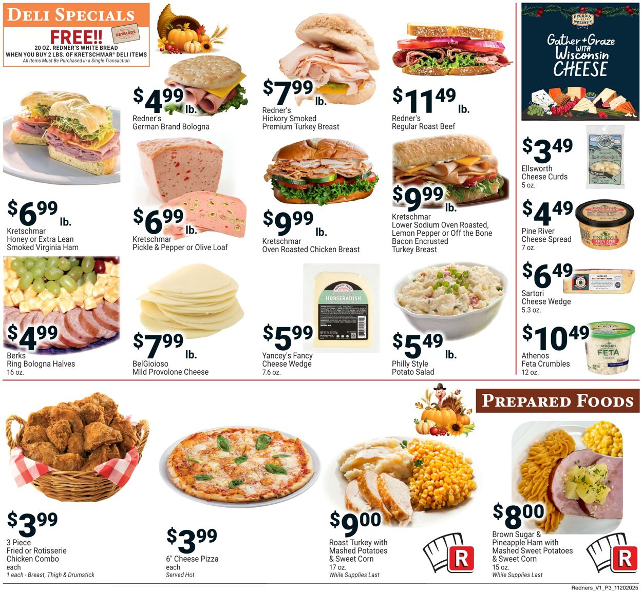 Weekly ad Redner's Markets 11/20/2025 - 11/26/2025
