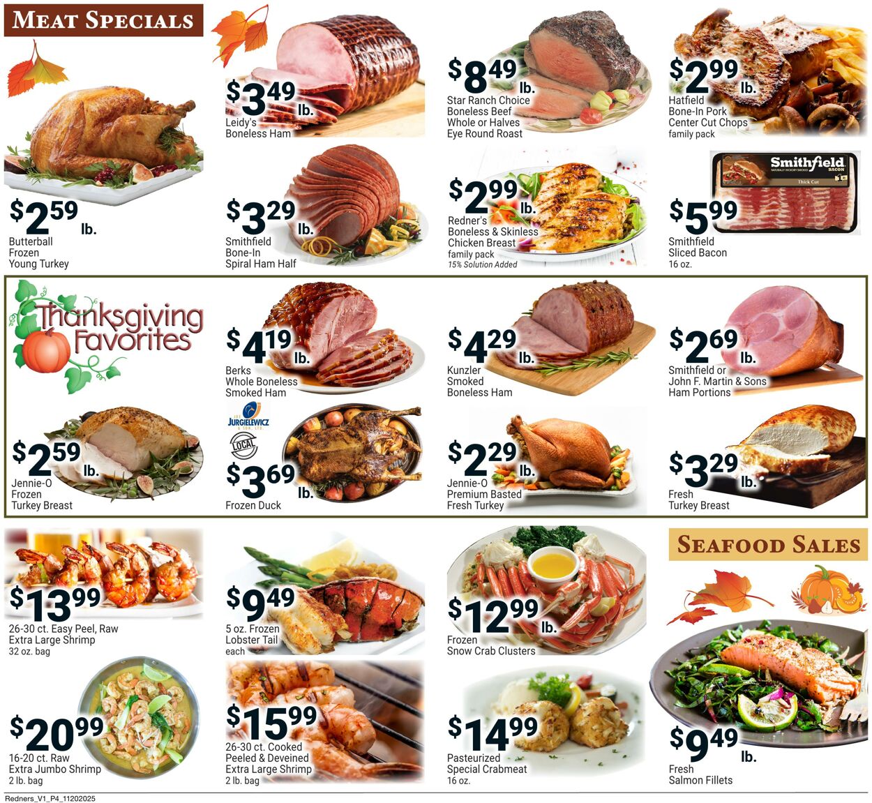 Weekly ad Redner's Markets 11/20/2025 - 11/26/2025