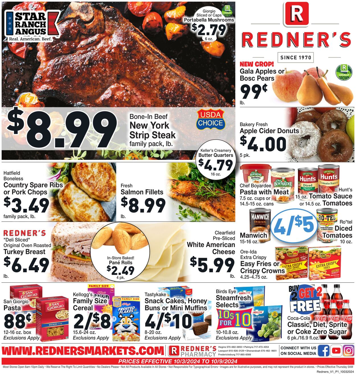 Weekly ad Redner's Markets 10/03/2024 - 10/09/2024