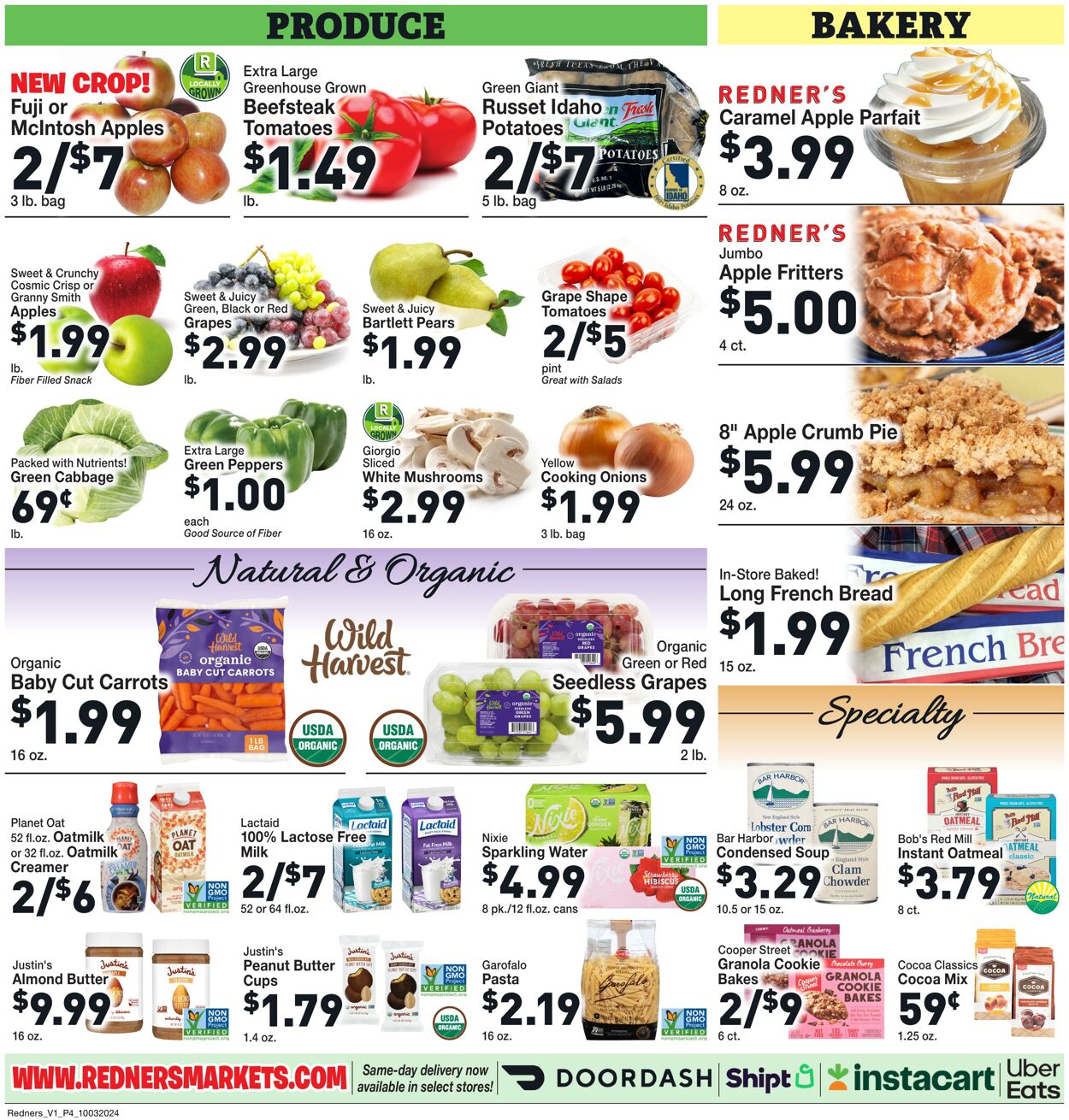 Weekly ad Redner's Markets 10/03/2024 - 10/09/2024