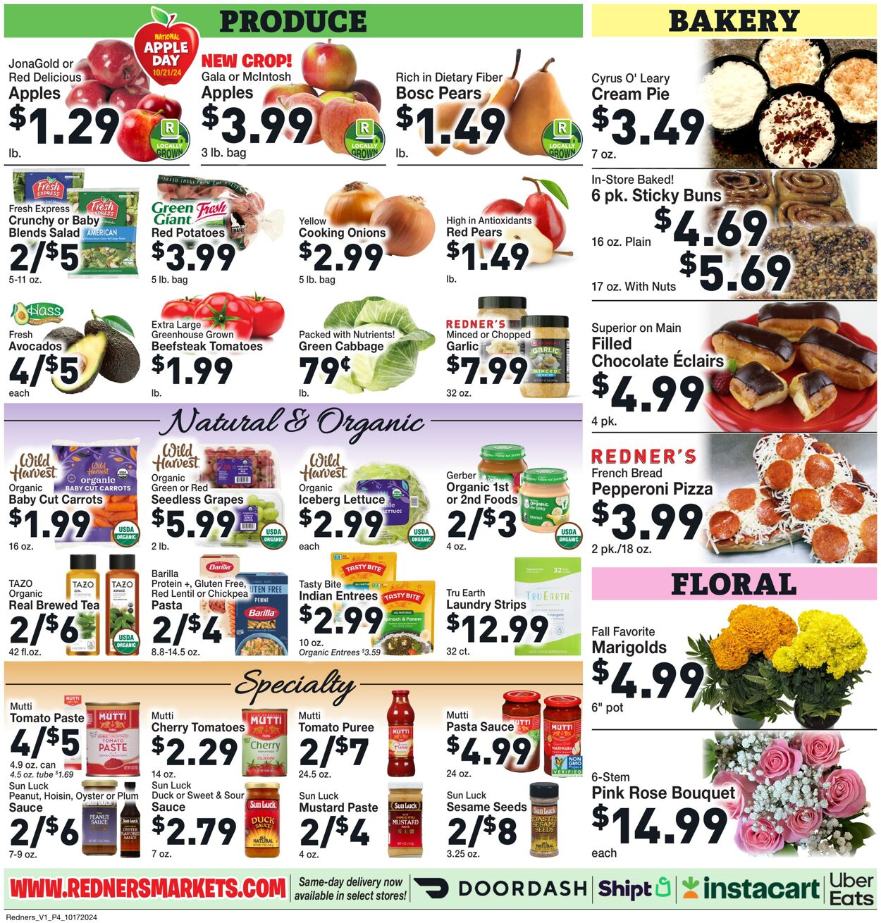 Weekly ad Redner's Markets 10/17/2024 - 10/23/2024