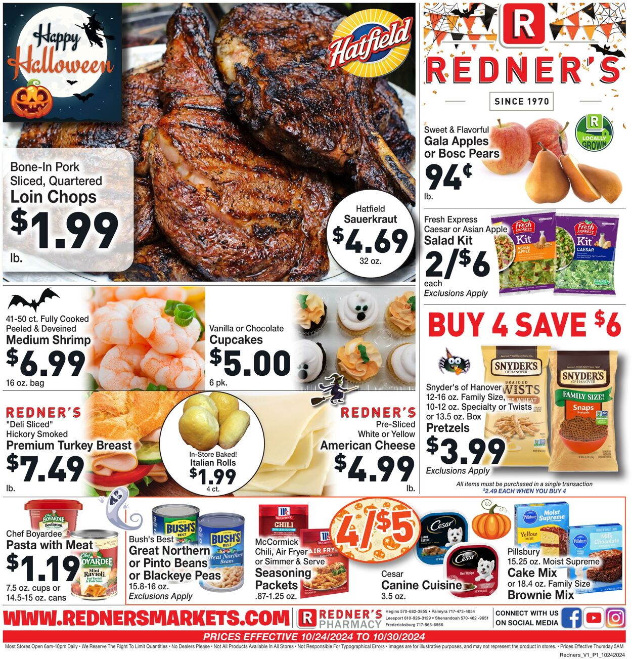 Weekly ad Redner's Markets 10/24/2024 - 10/30/2024