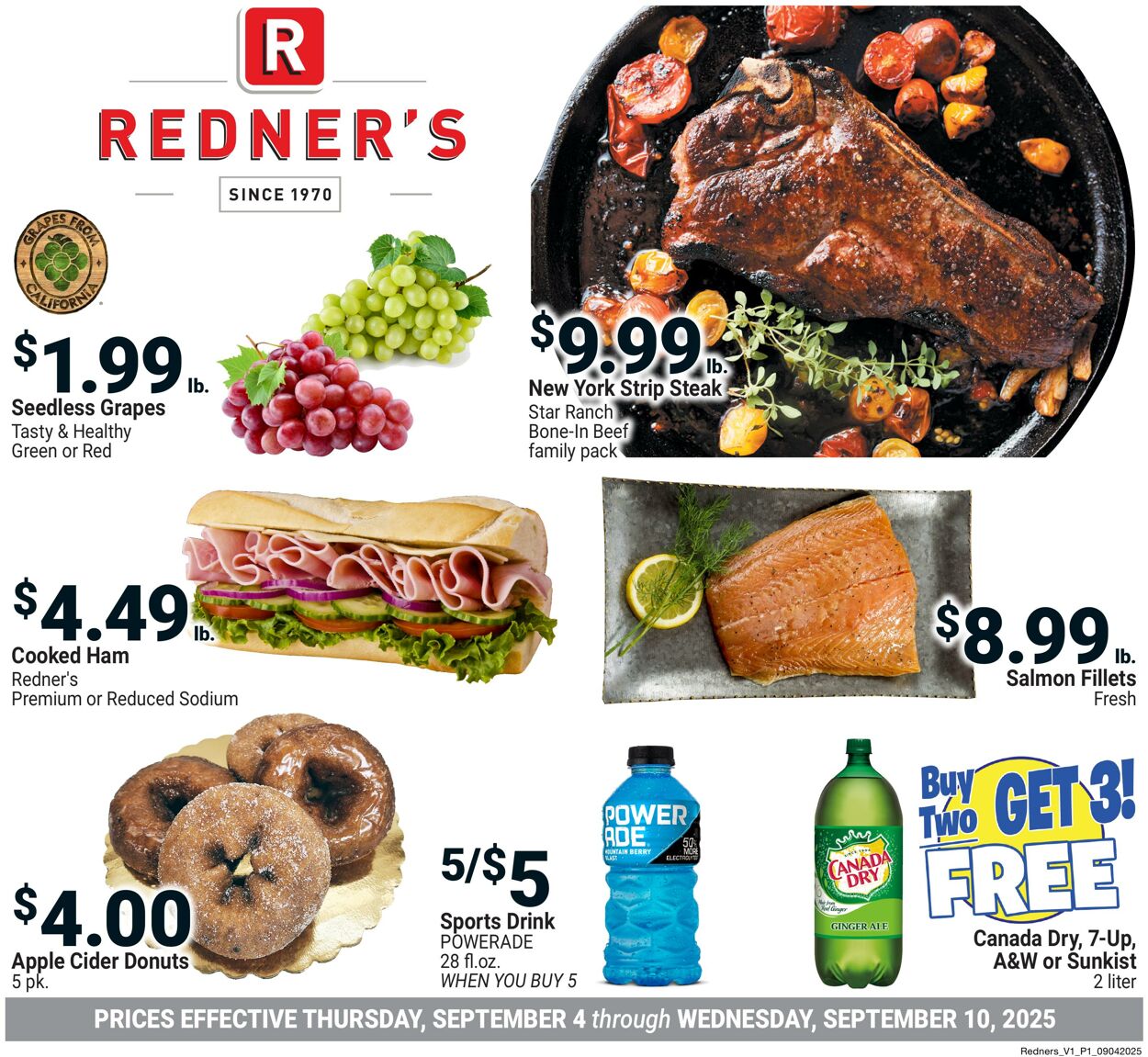 Weekly ad Redner's Markets 09/04/2025 - 09/10/2025